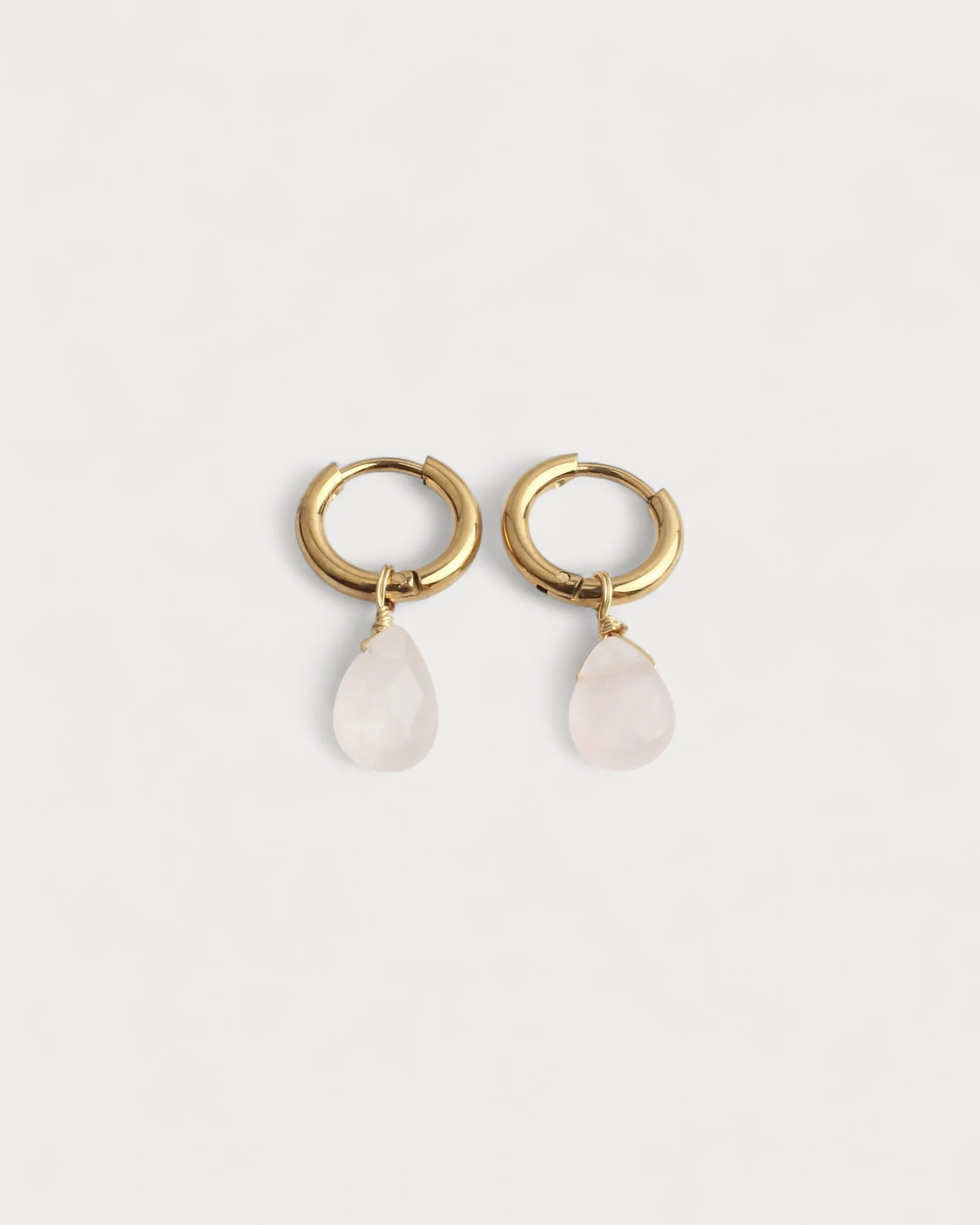 Aline - Earrings - Natural Stone - Stainless Steel - Image 6
