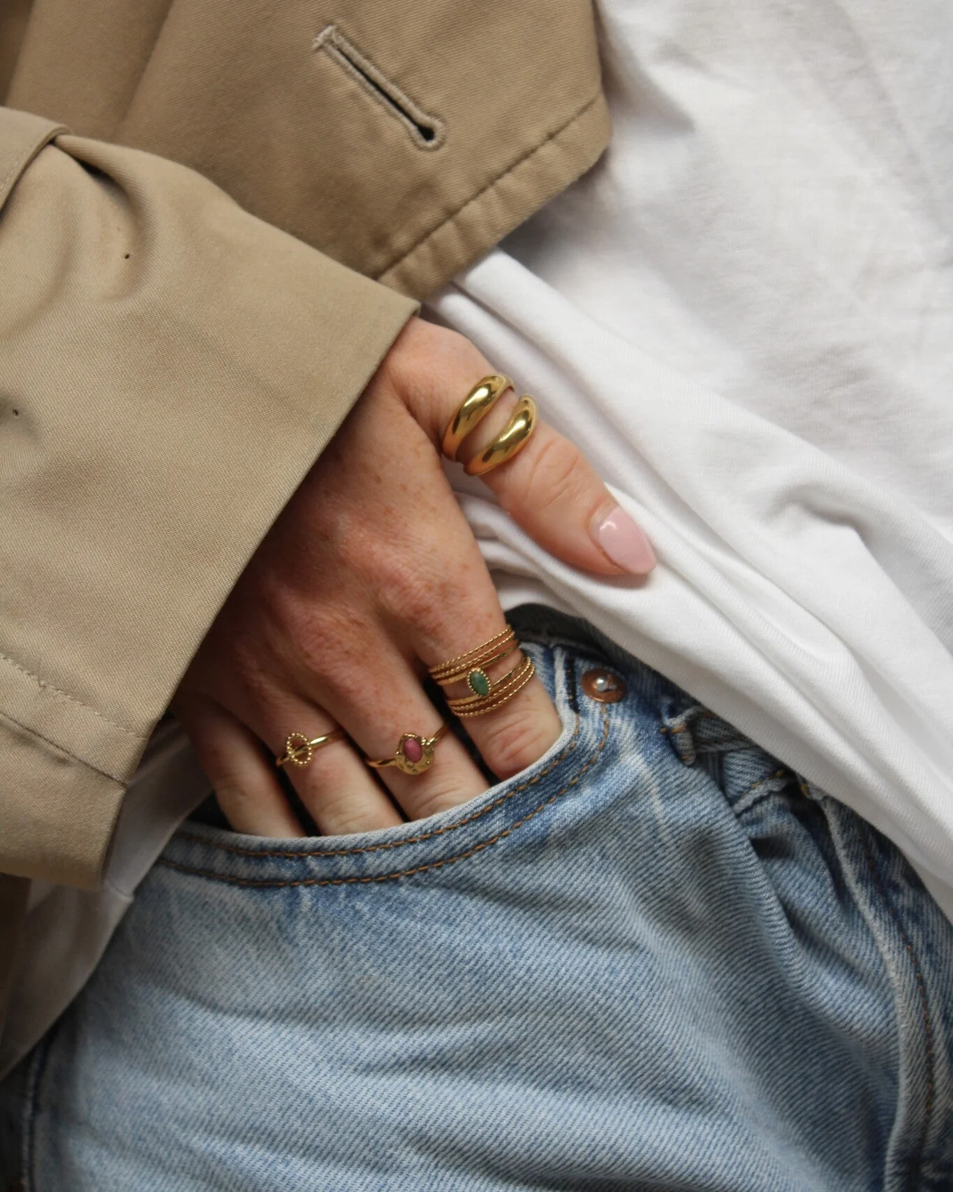Alita - Ring - Stainless Steel - Adjustable - Image 3