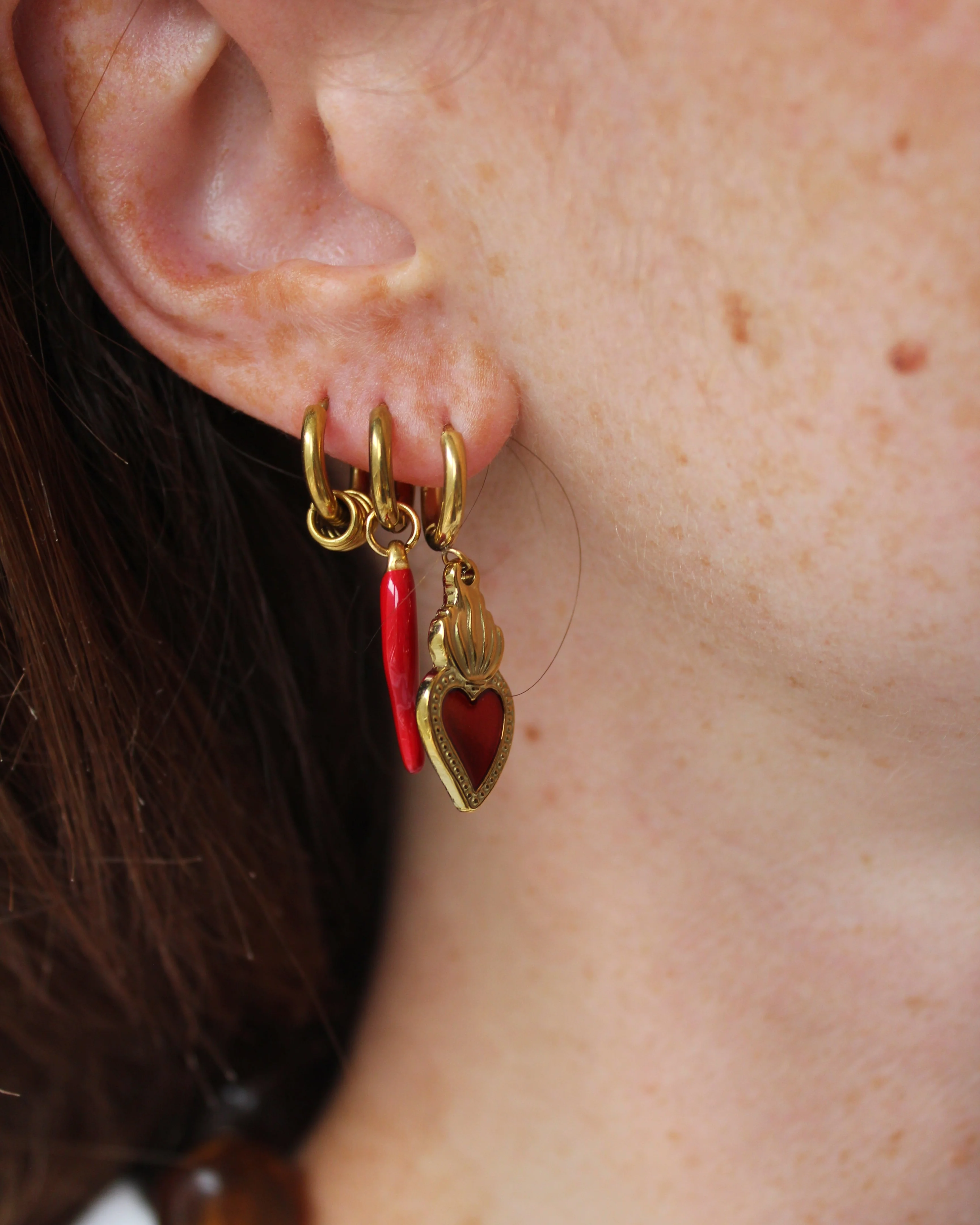 Bali - Earrings - Stainless Steel - Image 3