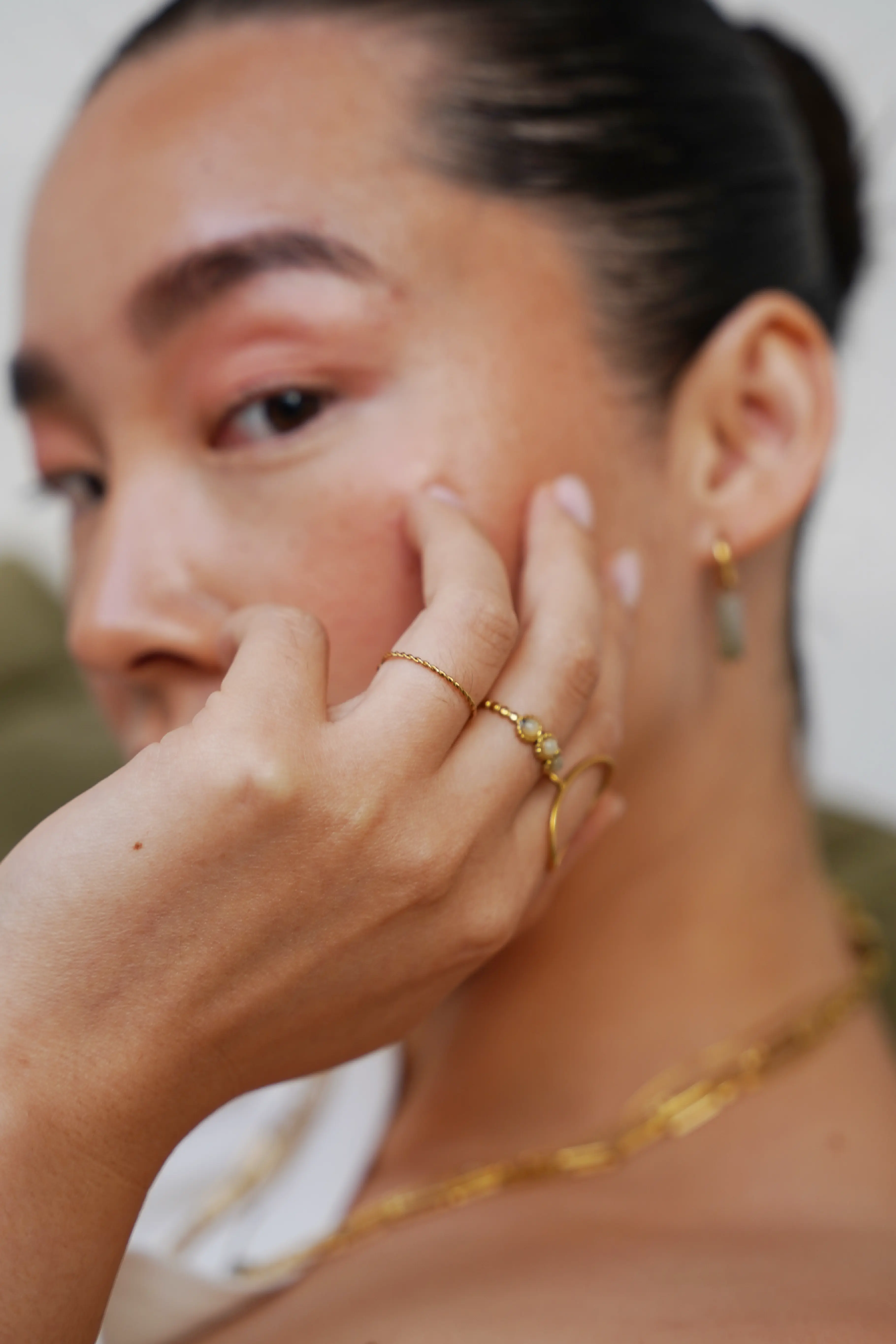 Basic Twist - Ring - Stainless Steel - Adjustable - Image 3