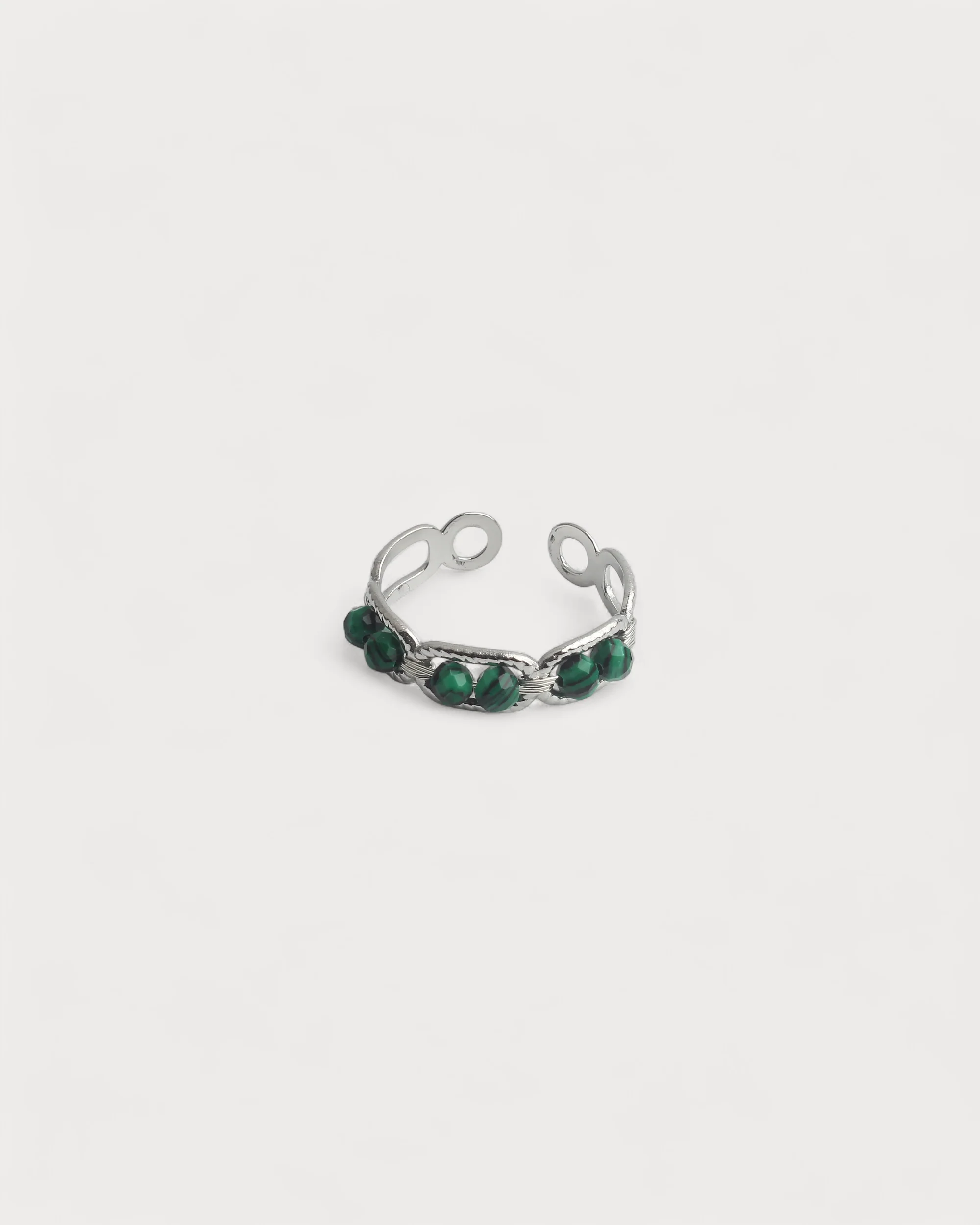 Bente - Ring - Natural Stone - Stainless Steel - Image 3