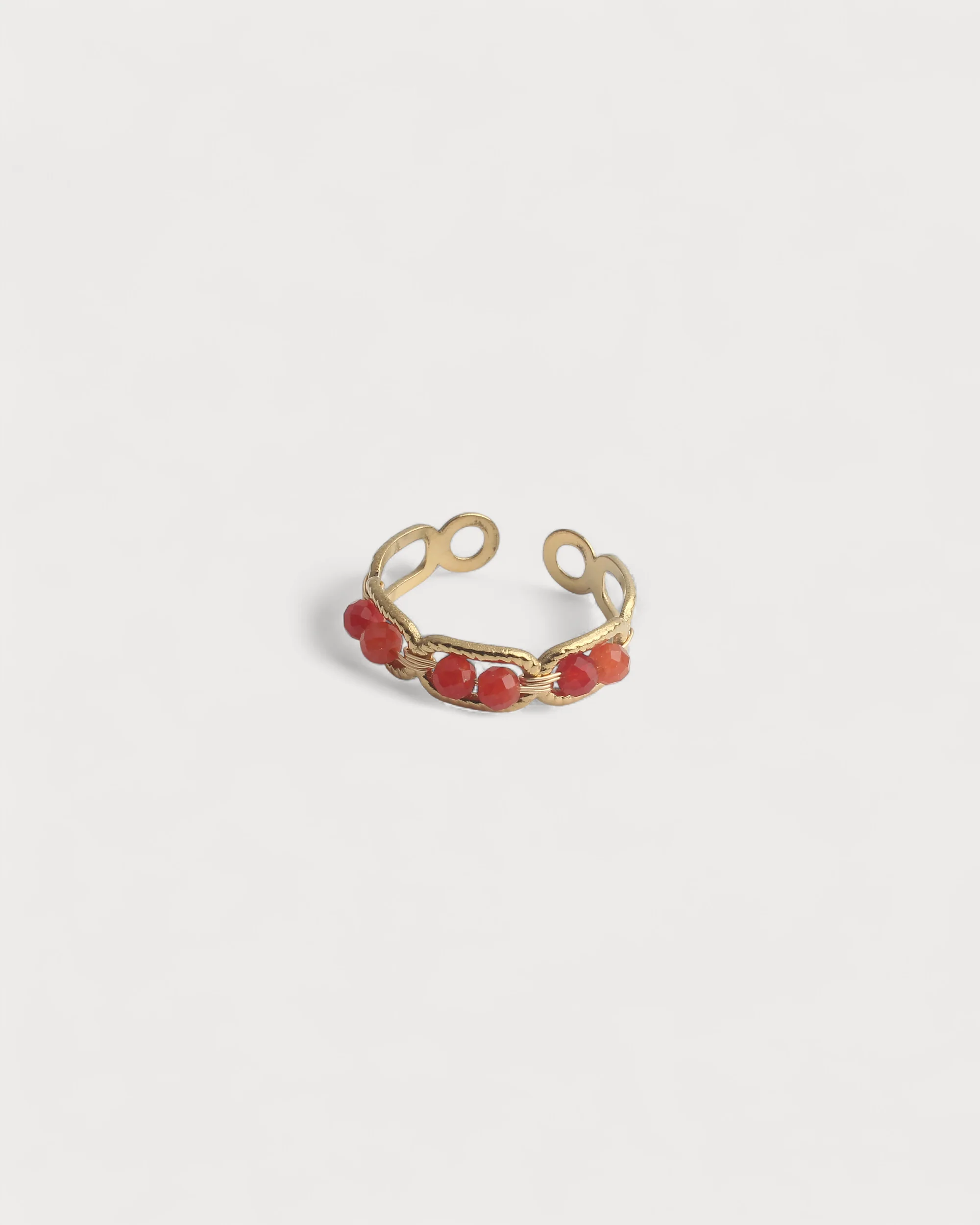 Bente - Ring - Natural Stone - Stainless Steel - Image 9