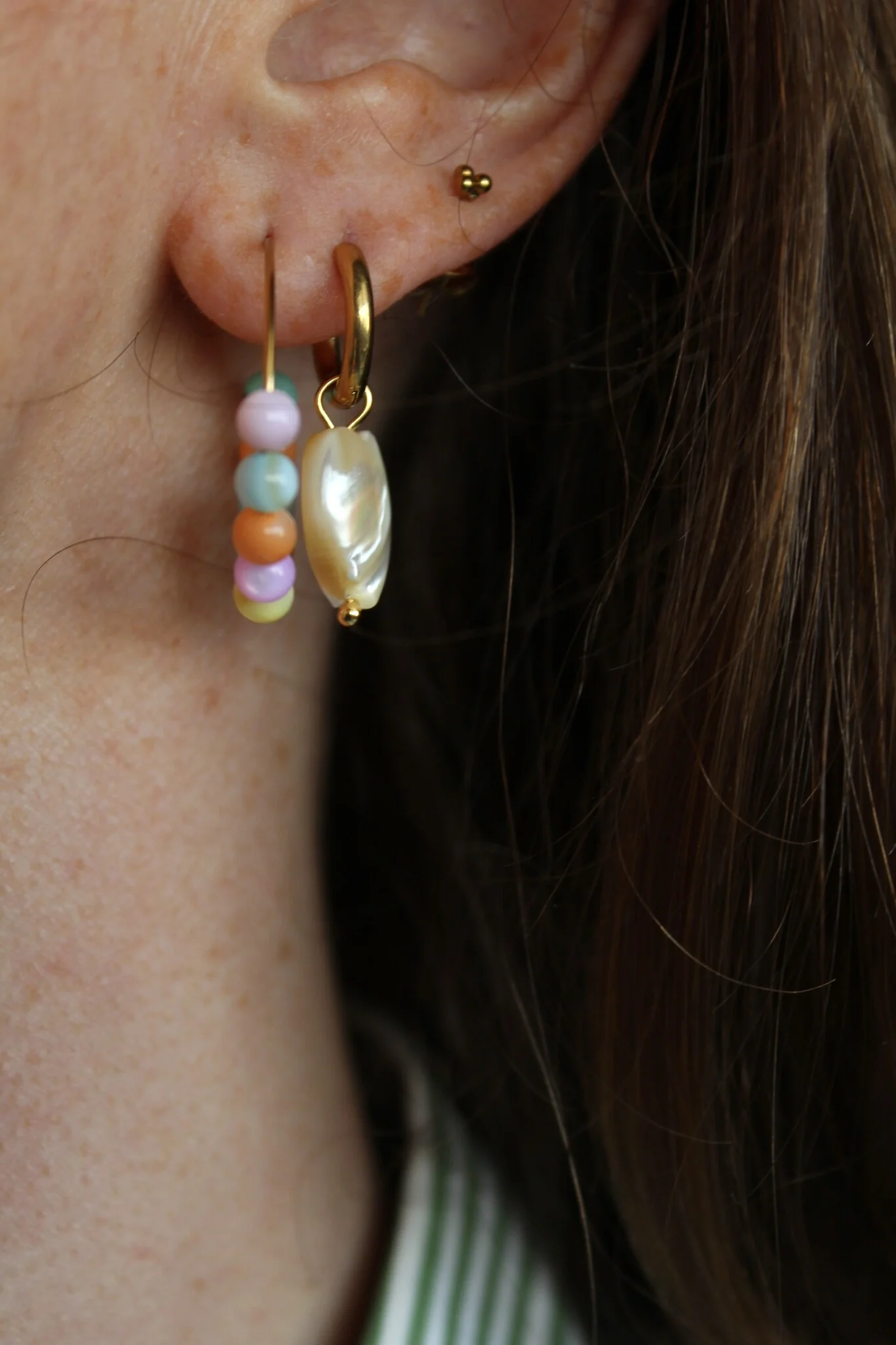 Big Heart - Earrings - Stainless Steel - Image 3