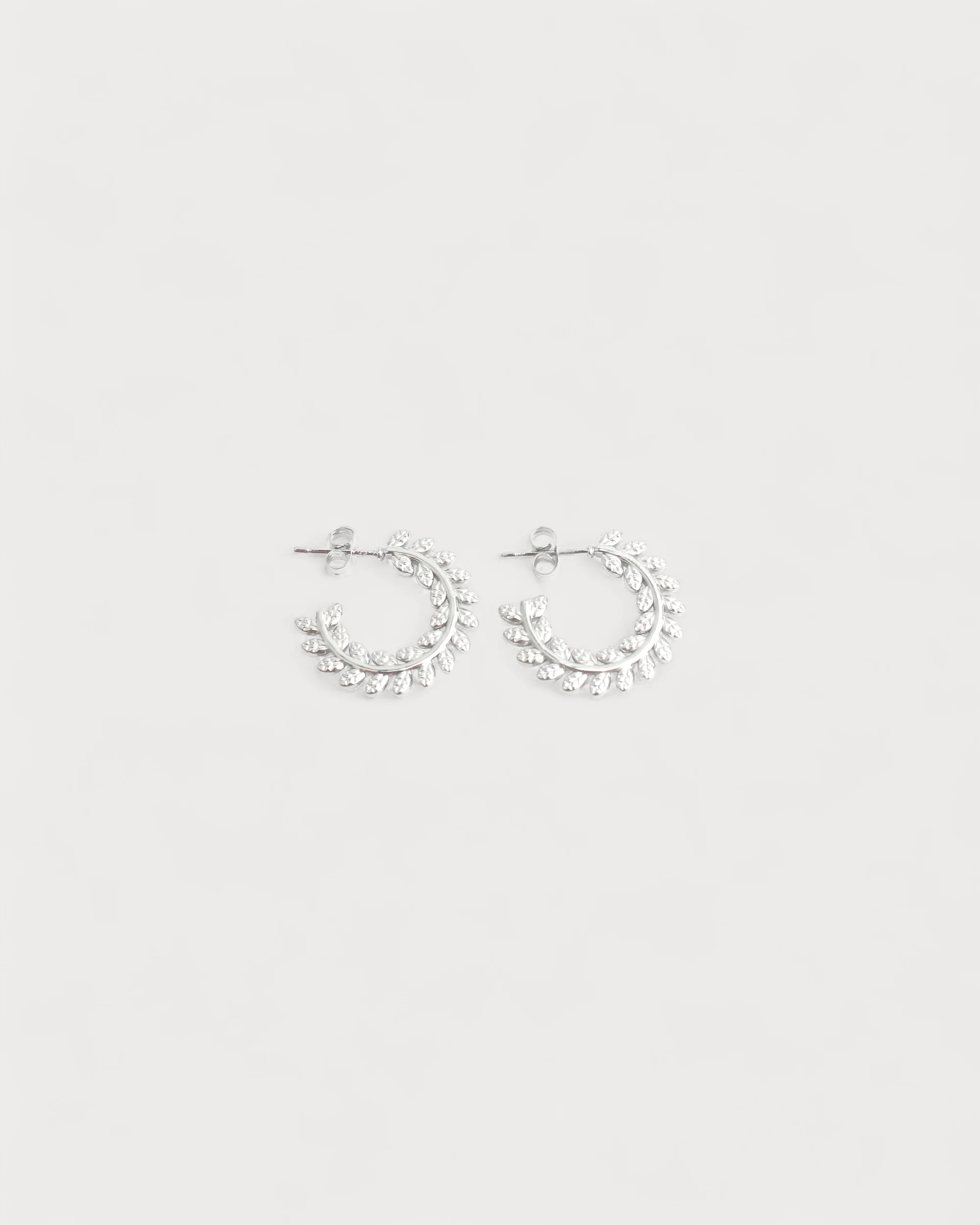 Big Leaf - Earrings - Stainless Steel - Image 3