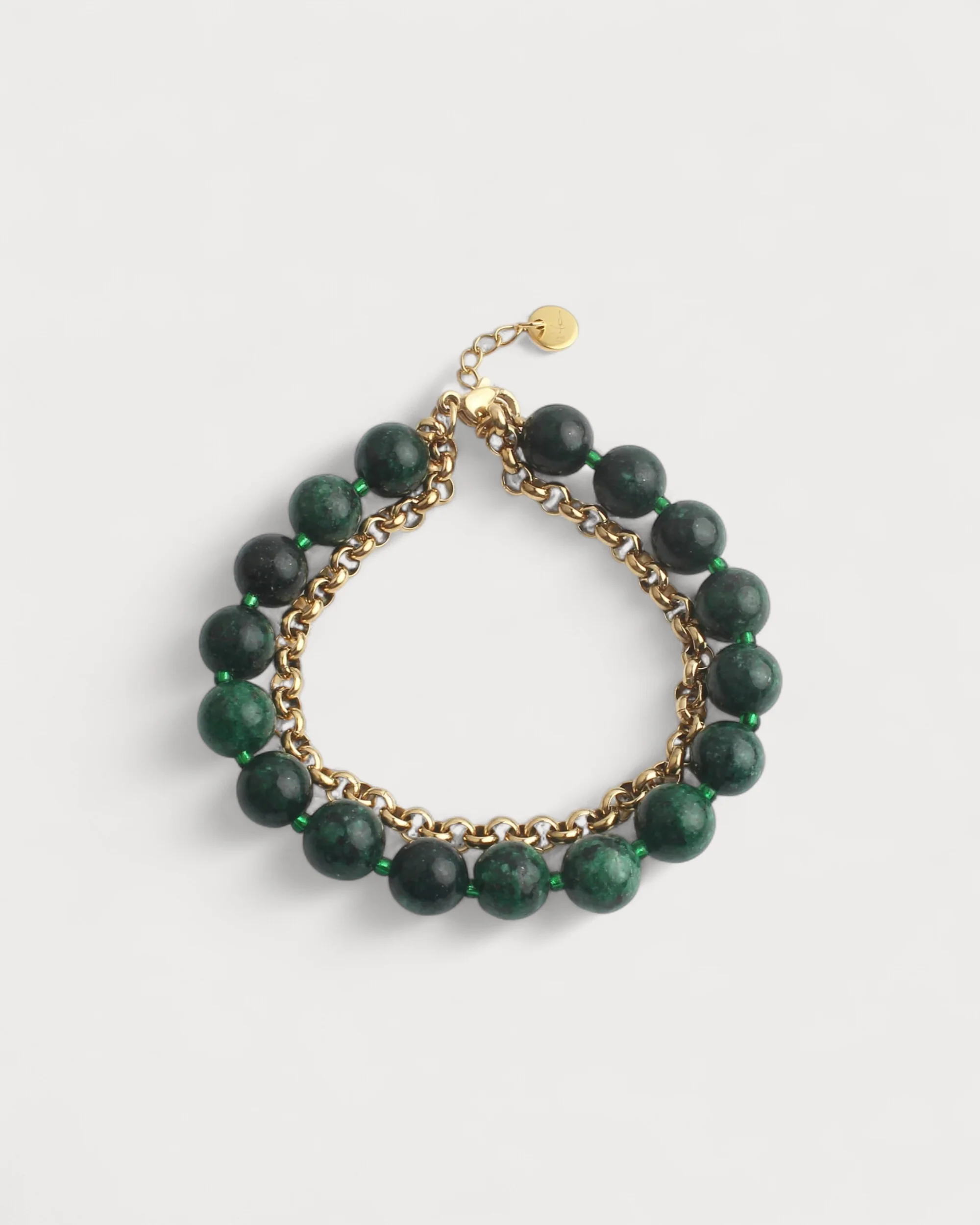 Big Stone - Bracelet - 2 Layer - Stainless Steel - Image 7