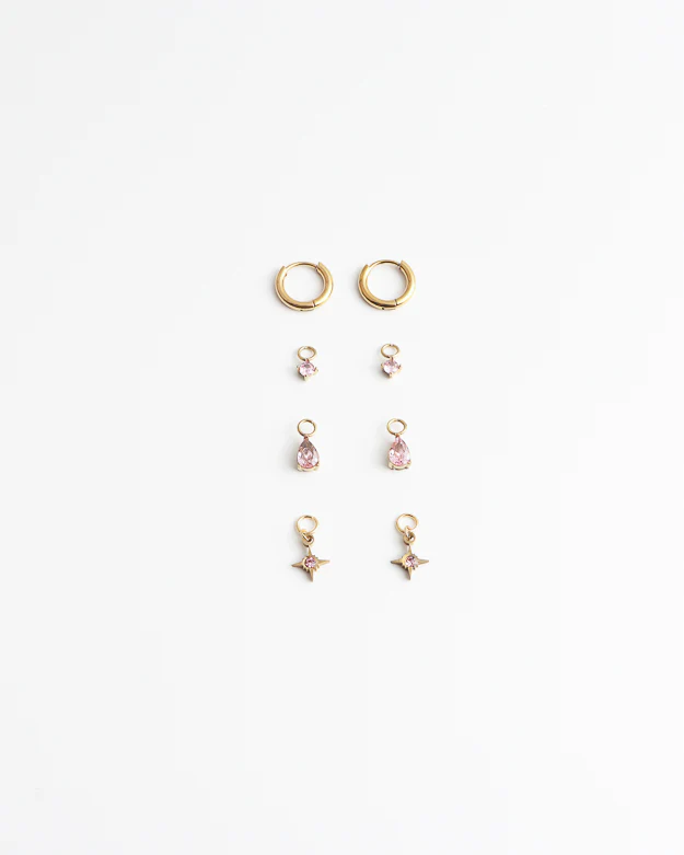 Birthstonebox - Earrings – Set – Stainless Steel - Image 31