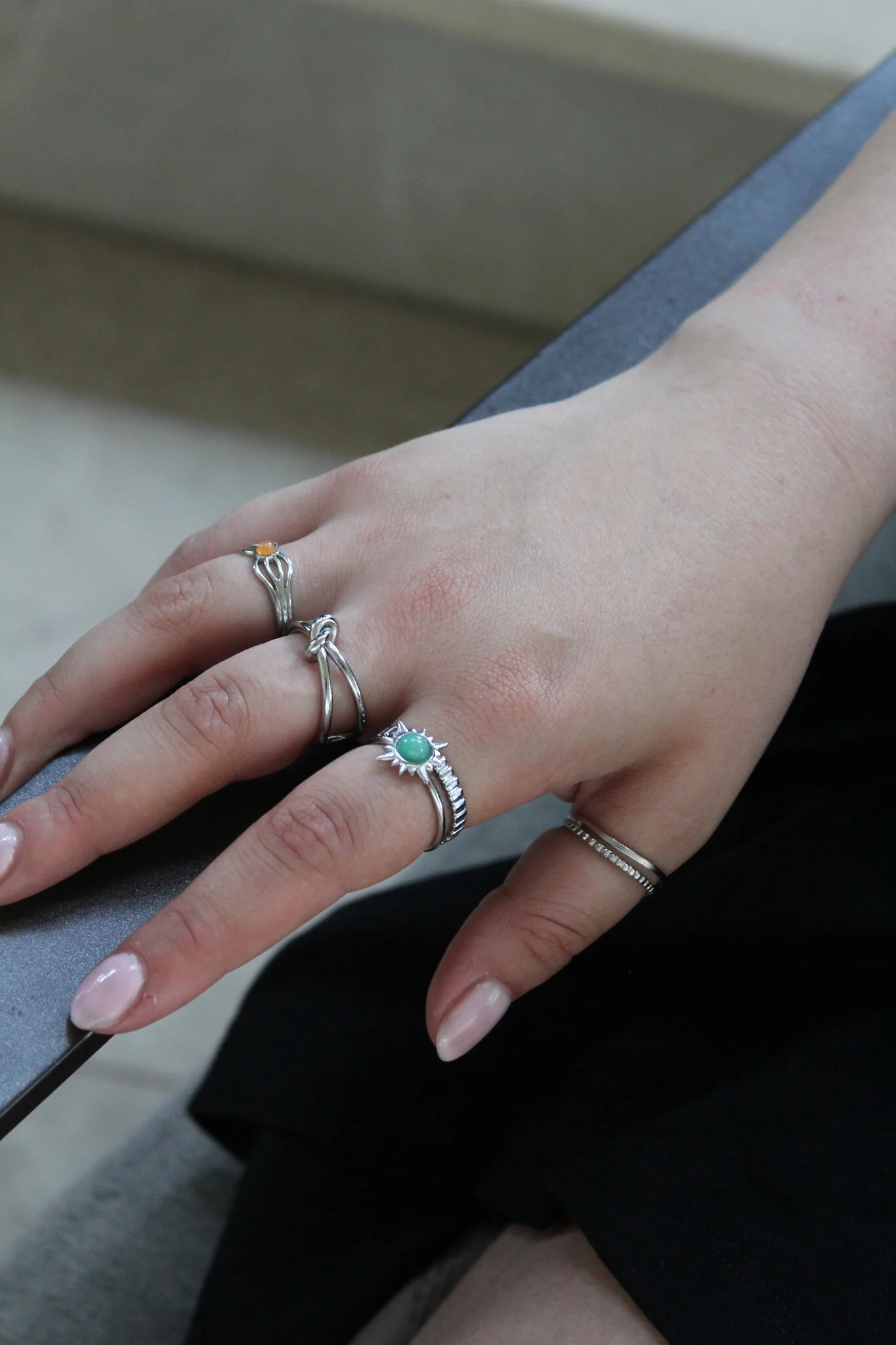 Camille - Ring - Stainless Steel - Adjustable - Image 7
