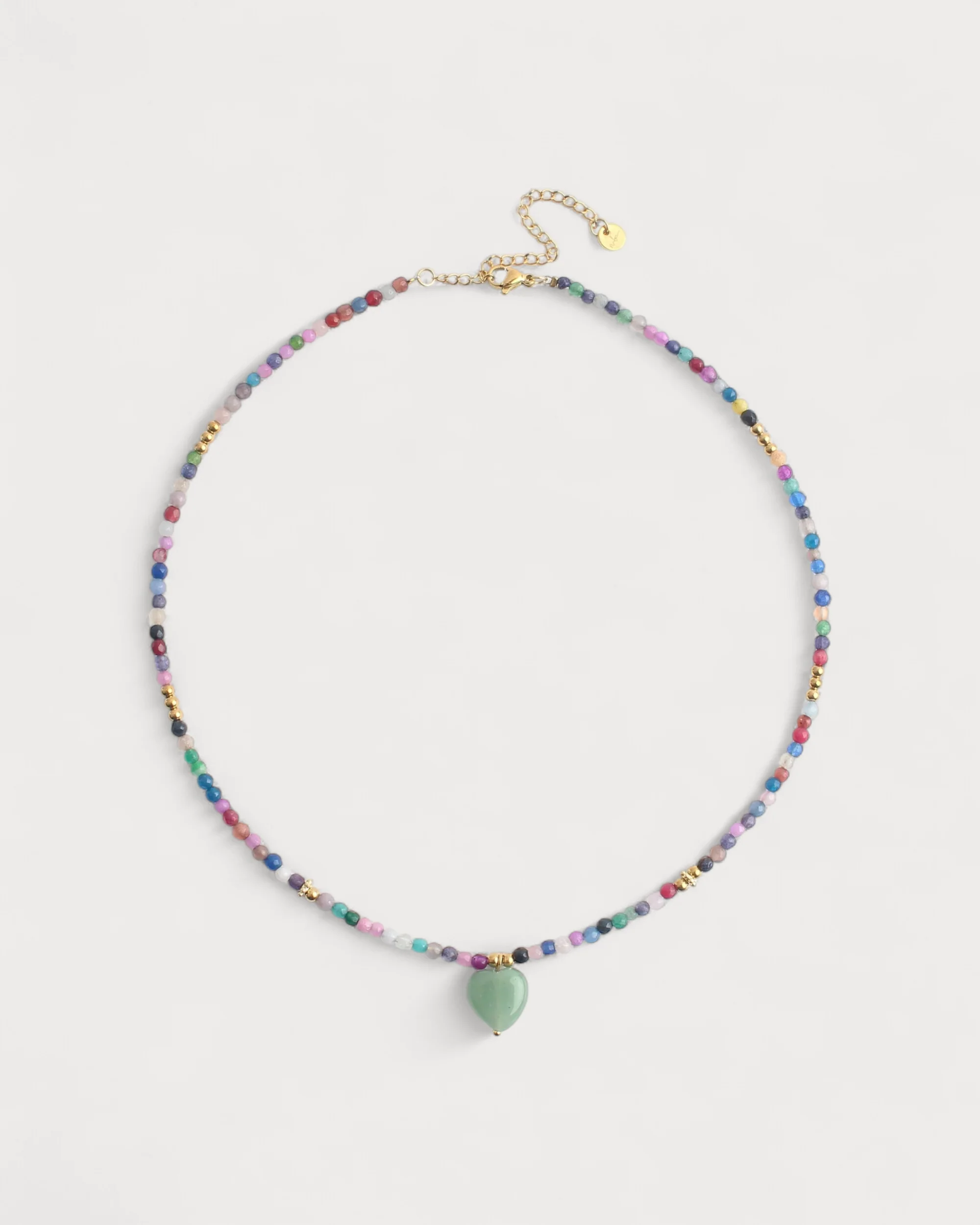 Capri - Necklace - Natural Stone - Stainless Steel - Image 3