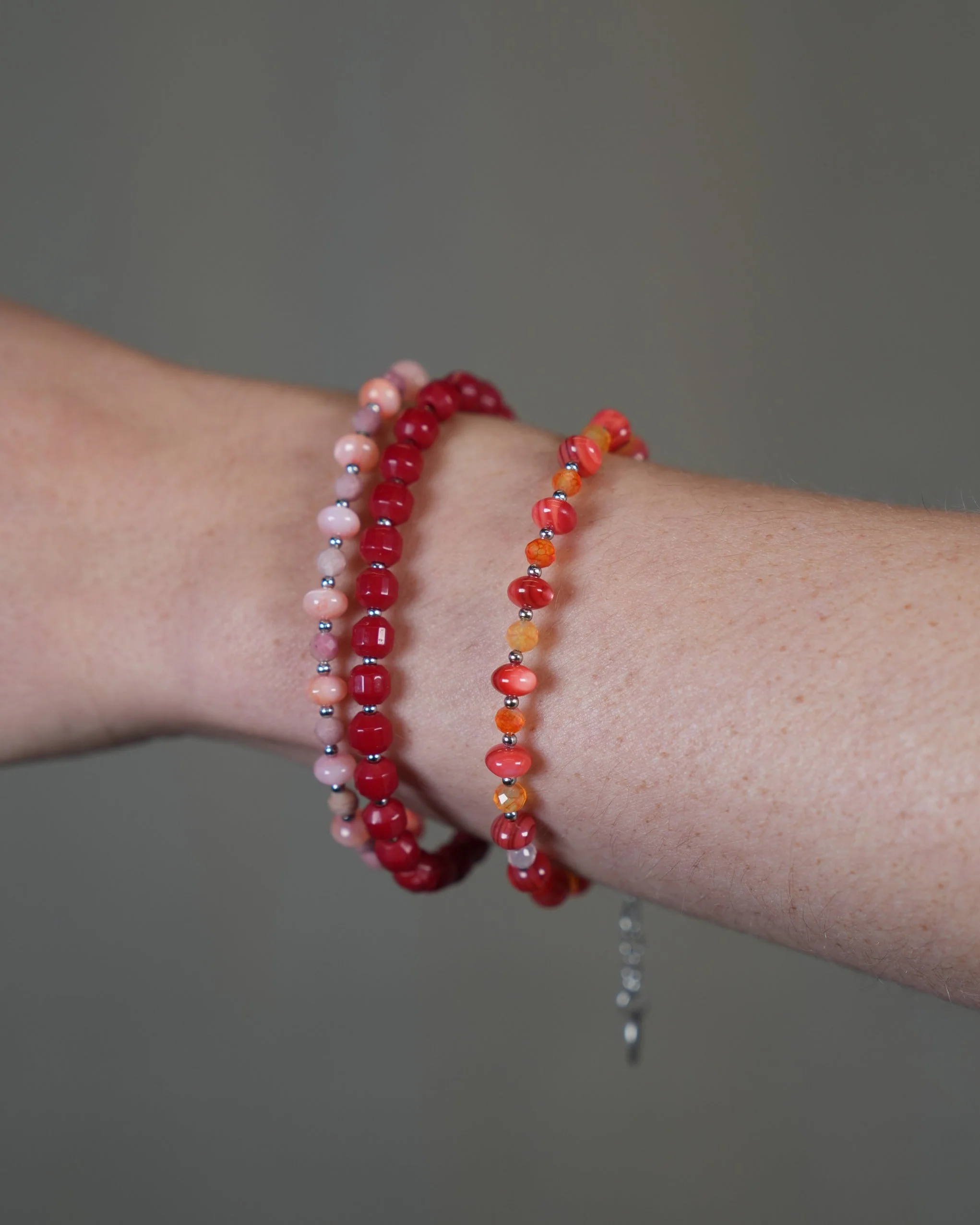Celia - Bracelet - Natural Stone - Stainless Steel - Image 2