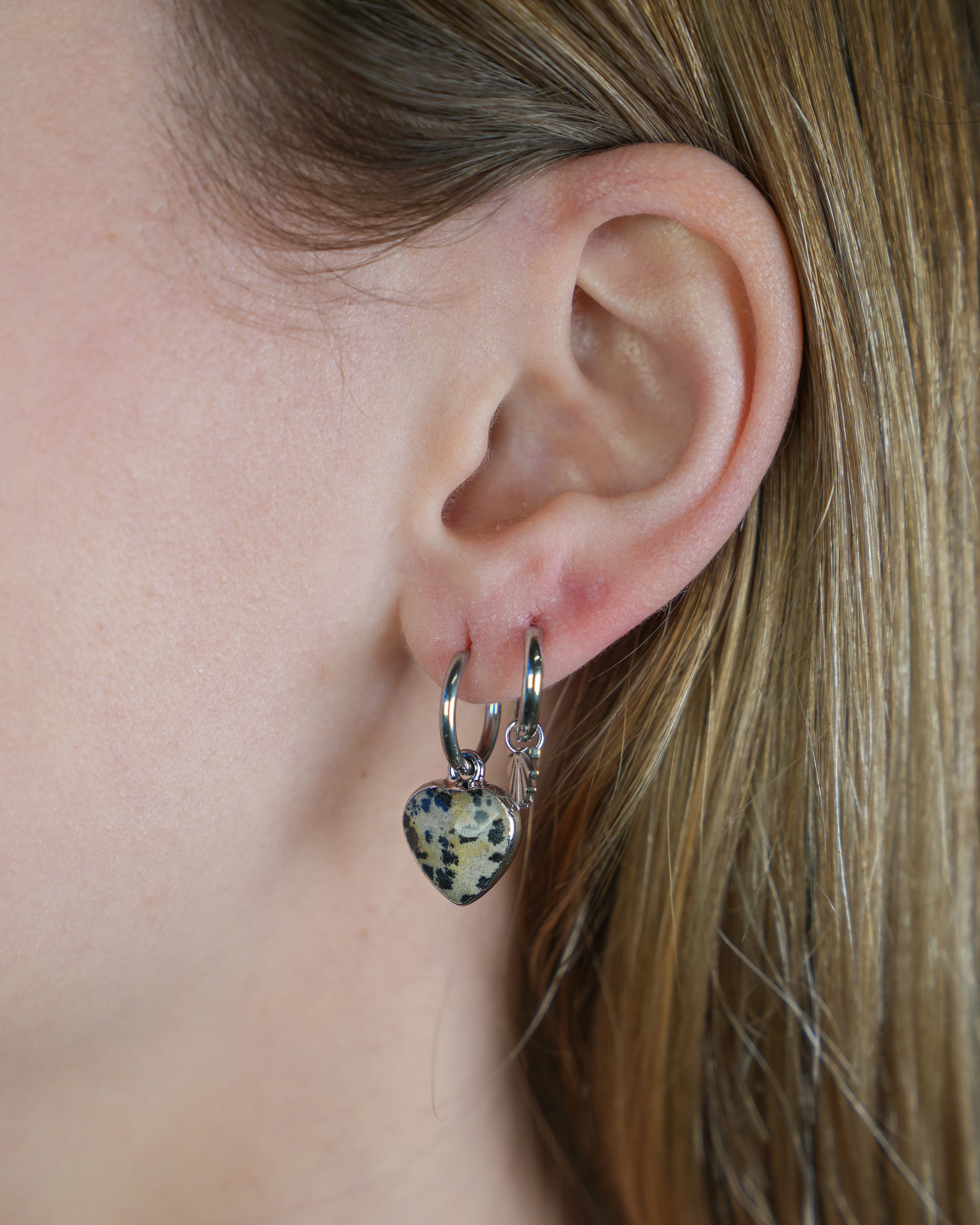 Cherish - Earrings - Natural Stone - Stainless Steel - Image 8
