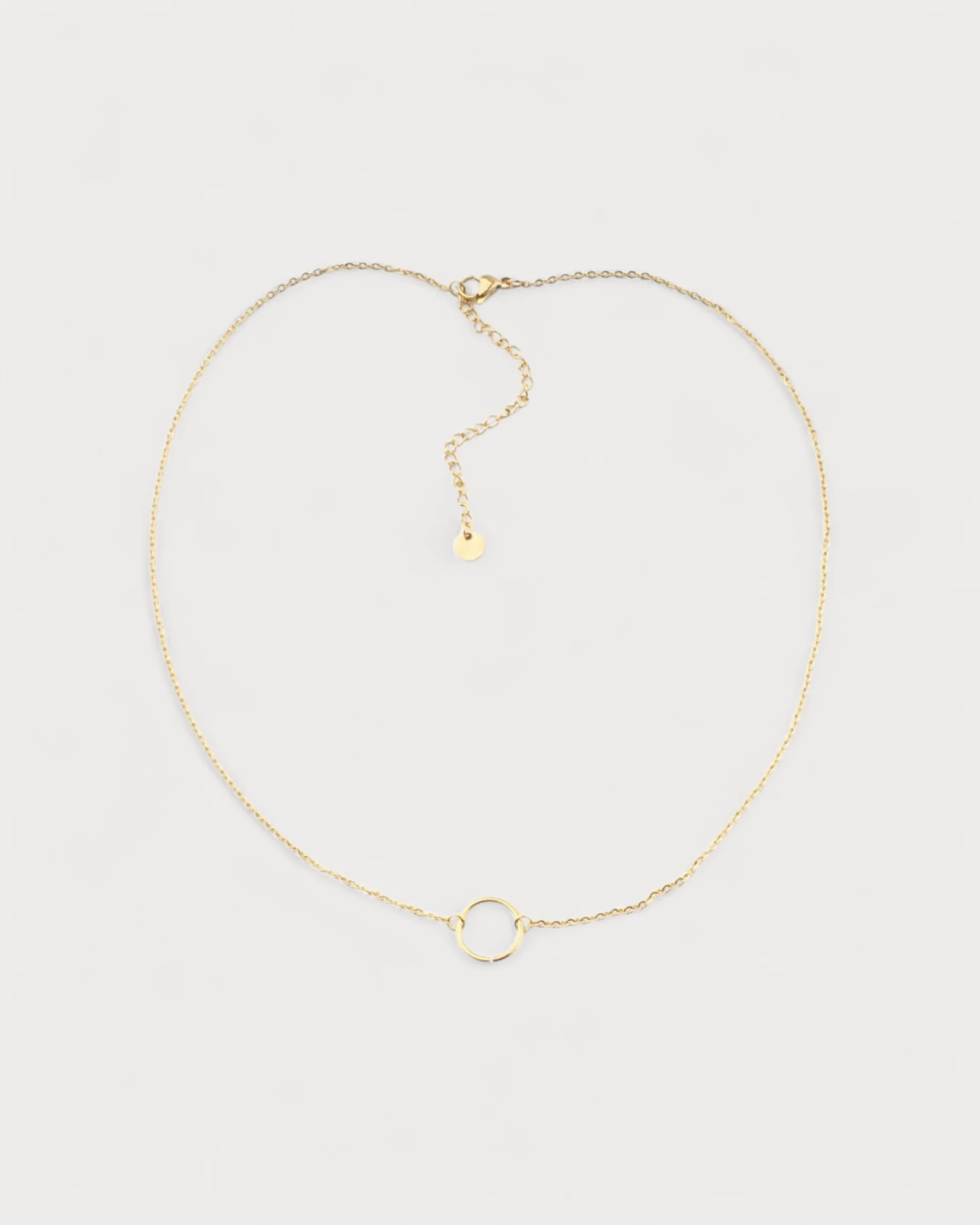 Circle - Necklace - Stainless Steel - Image 4