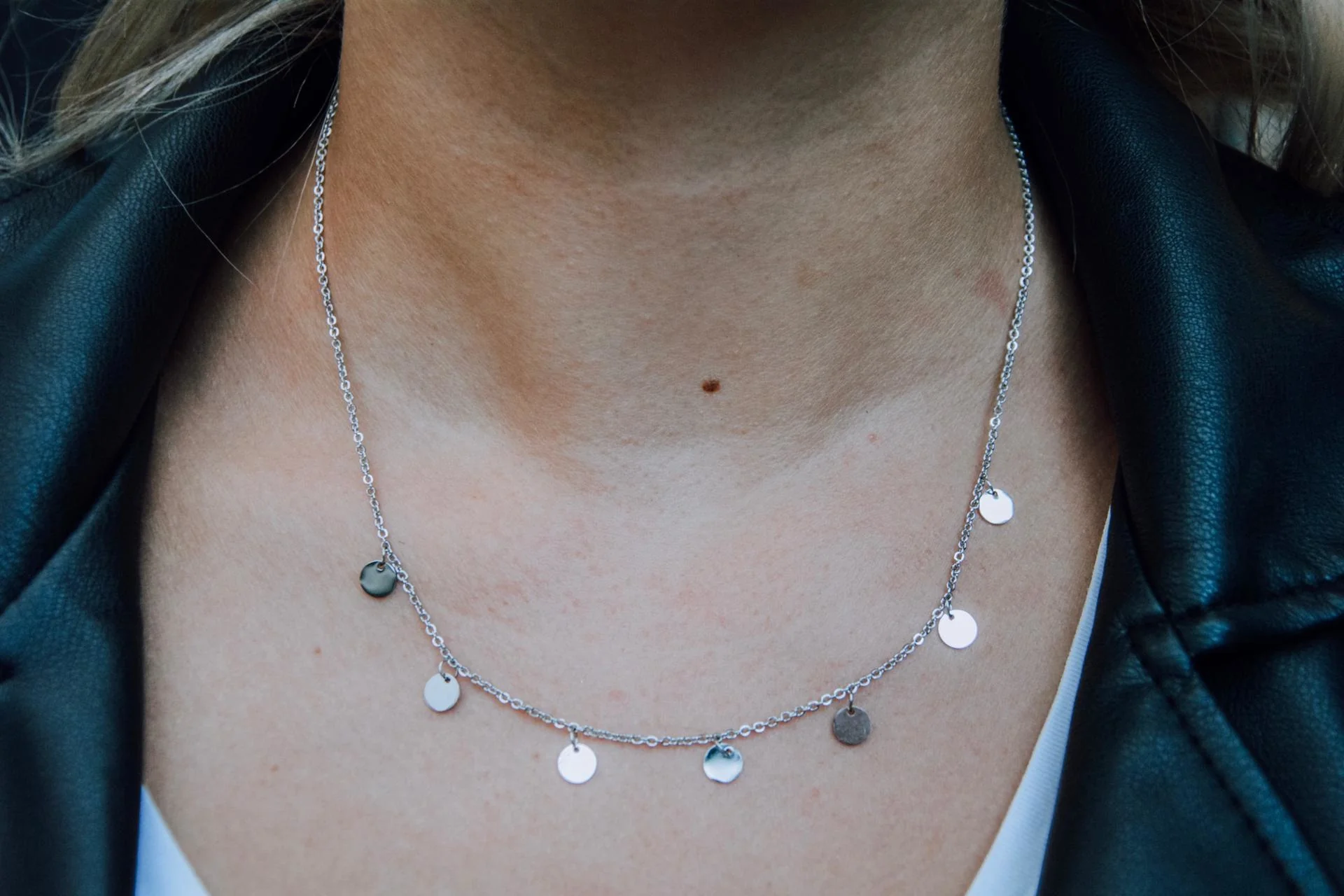 Coins - Necklace - Stainless Steel - Image 4