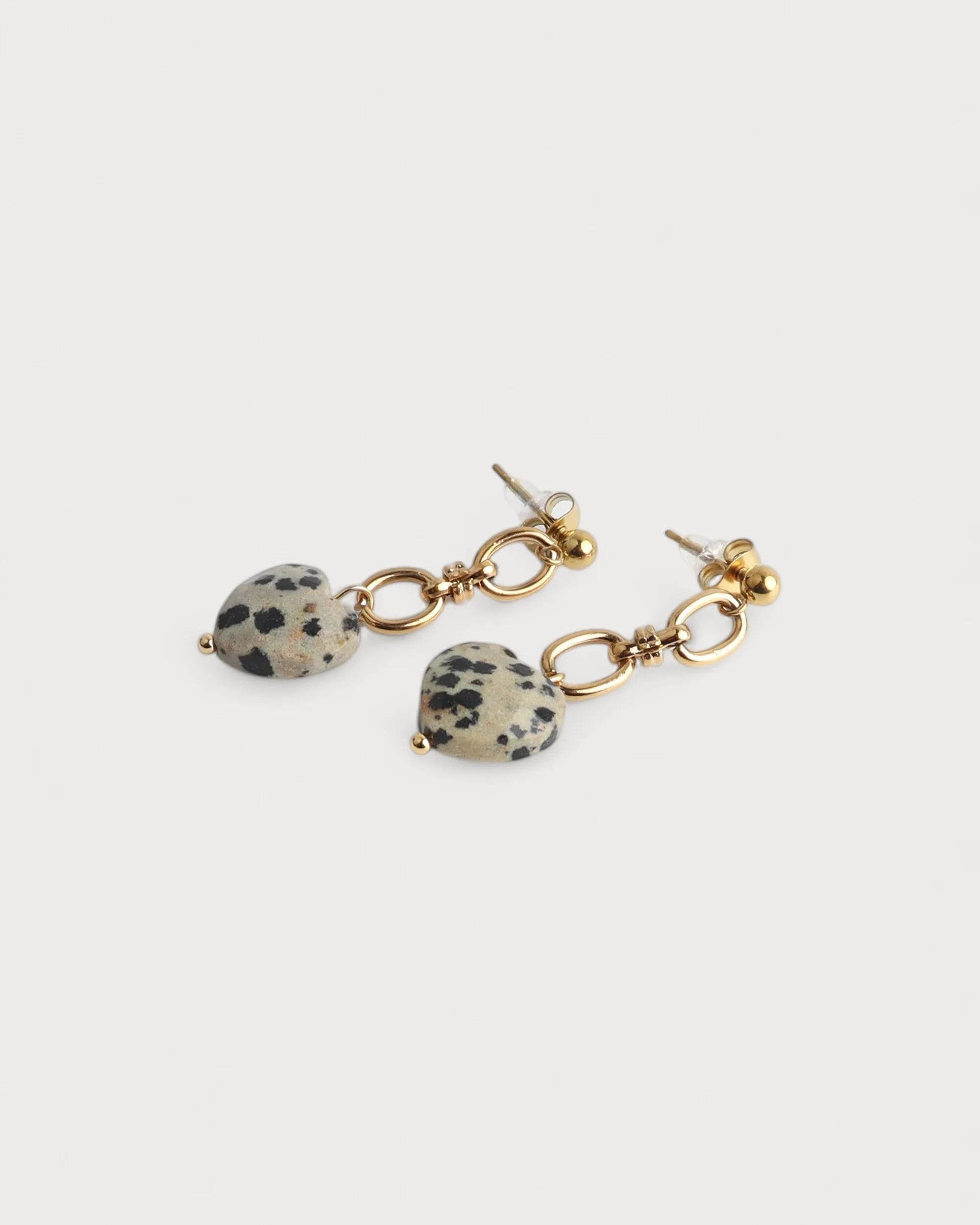 Crystel - Earrings - Natural Stone - Stainless Steel - Image 4