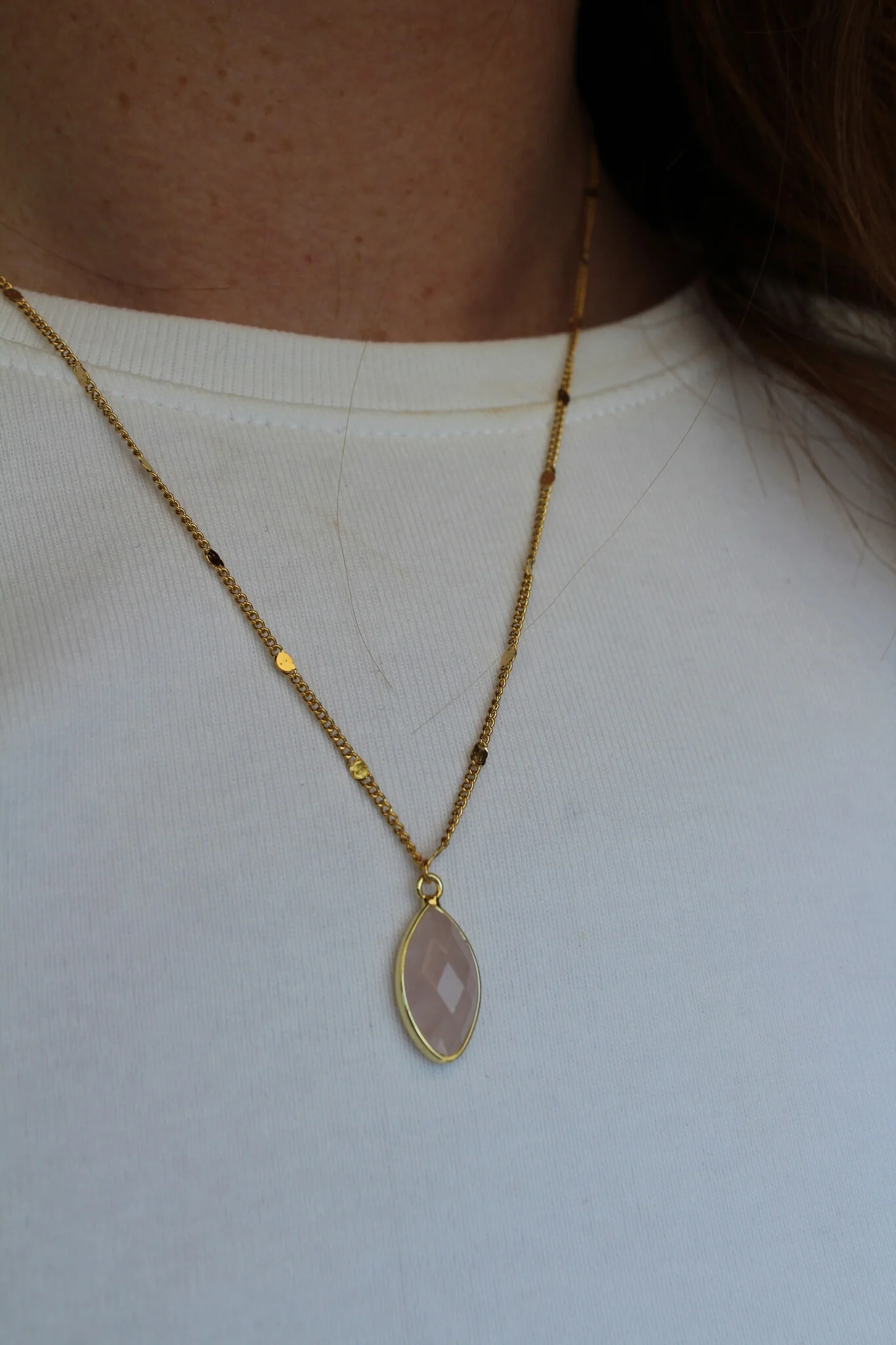 Dani - Necklace - Natural Stone- Stainless Steel - Image 12