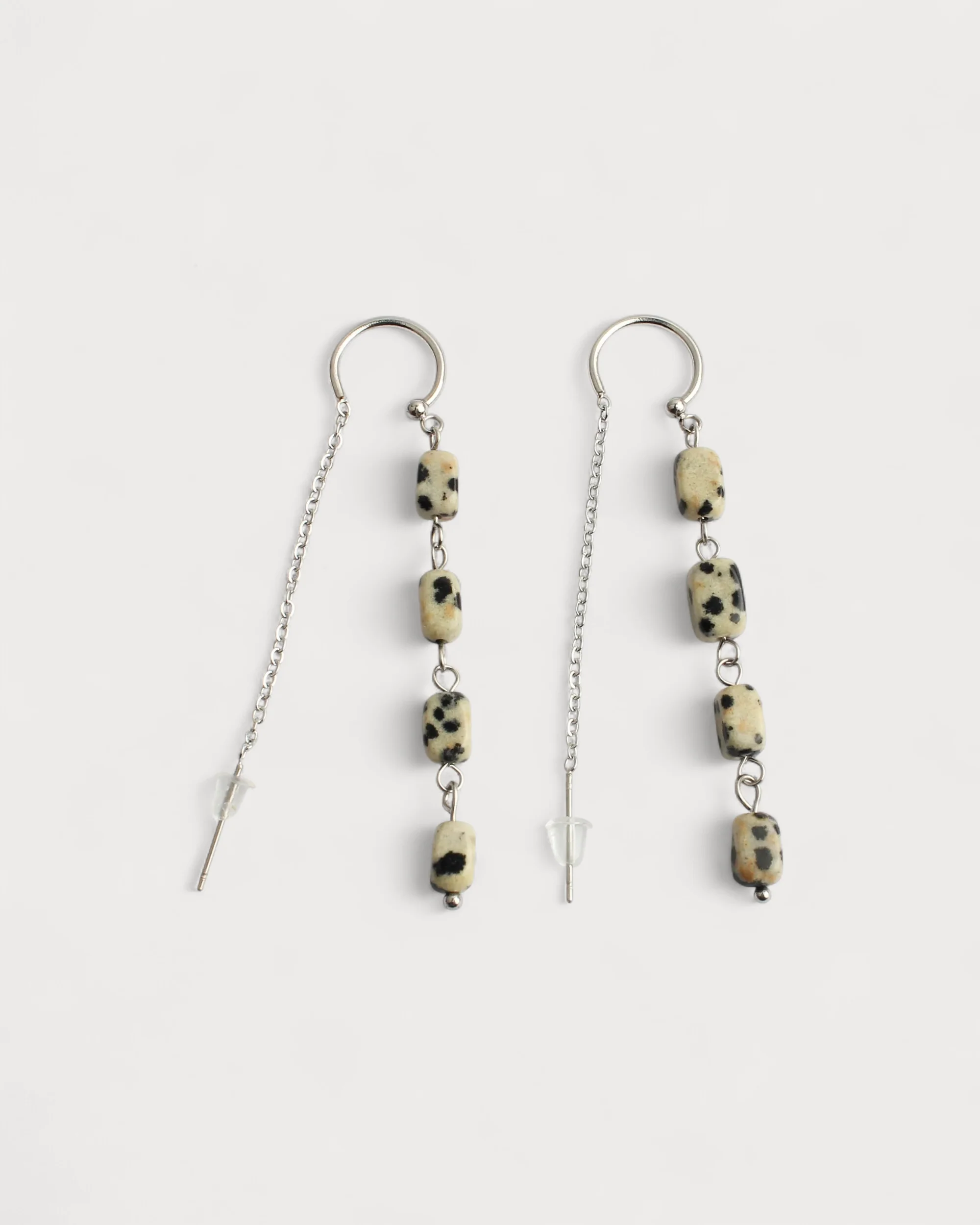 Danielle - Earrings - Natural Stone - Stainless Steel - Image 3