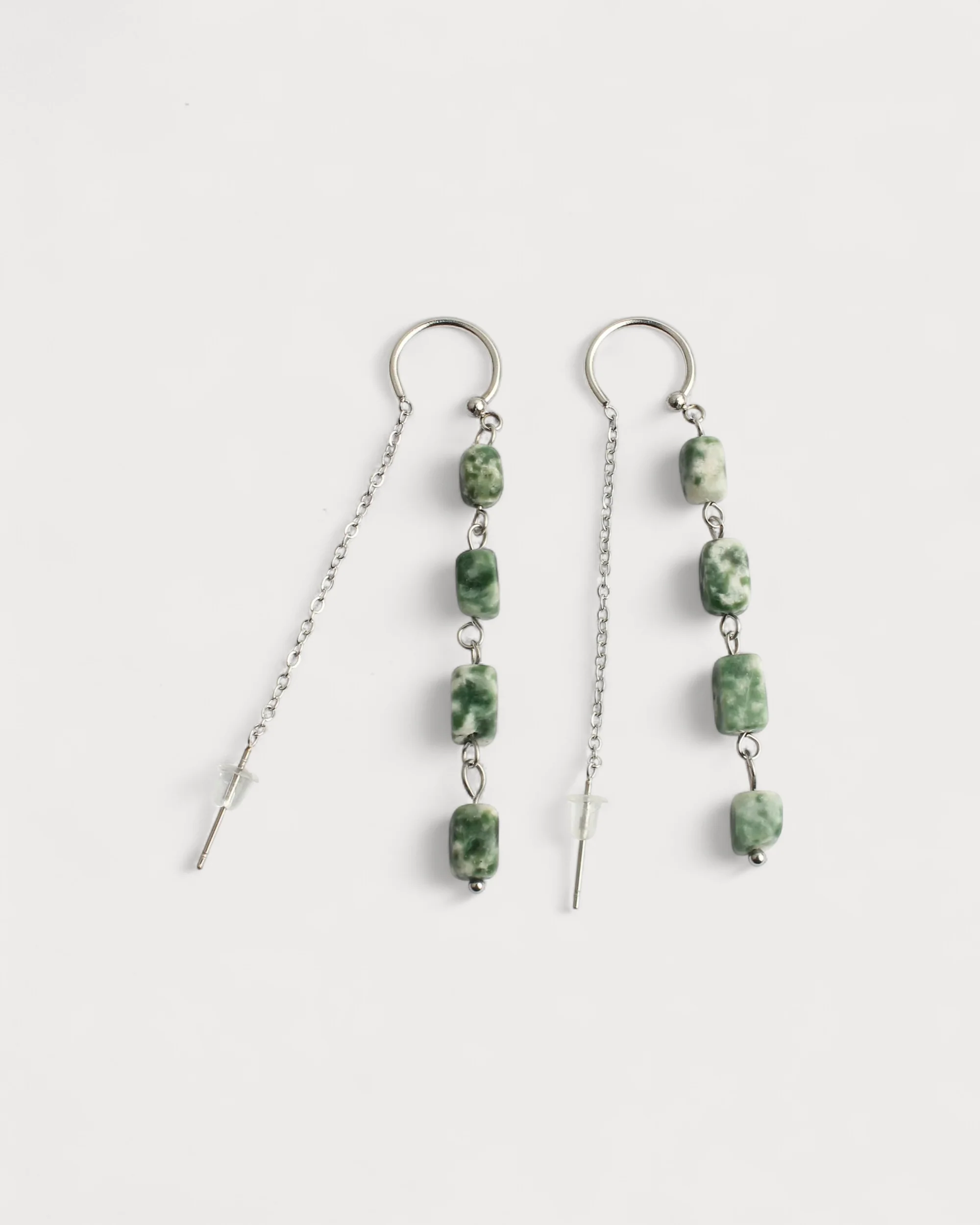 Danielle - Earrings - Natural Stone - Stainless Steel - Image 5