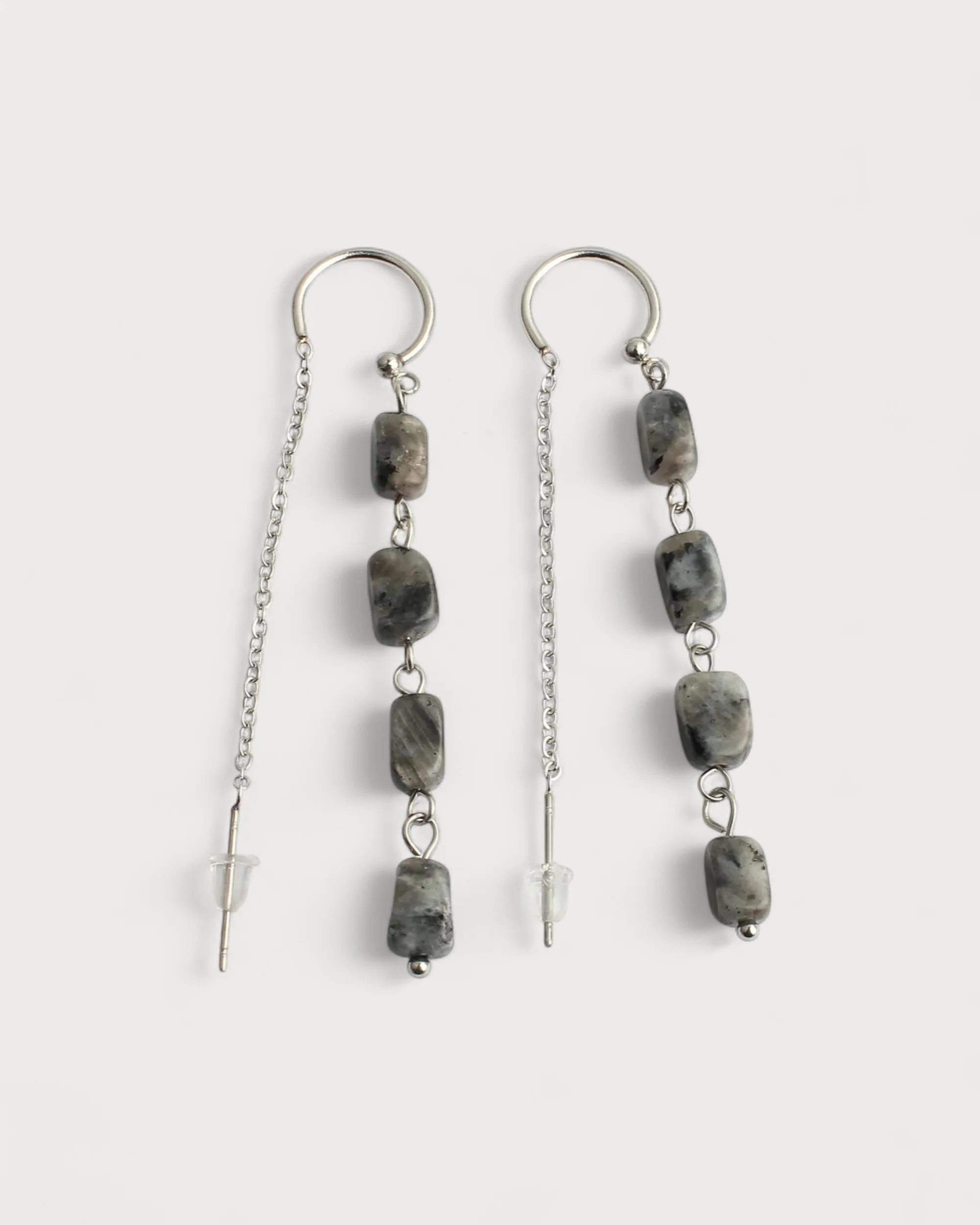 Danielle - Earrings - Natural Stone - Stainless Steel - Image 7