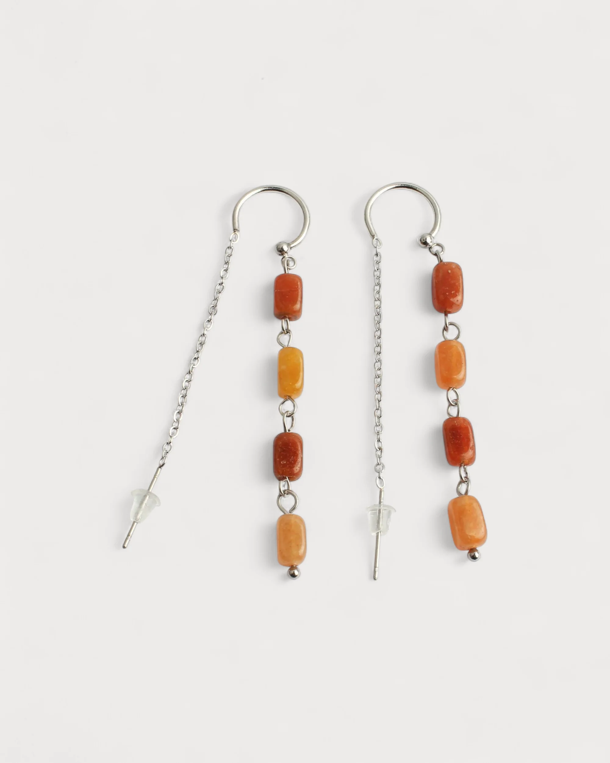 Danielle - Earrings - Natural Stone - Stainless Steel - Image 9