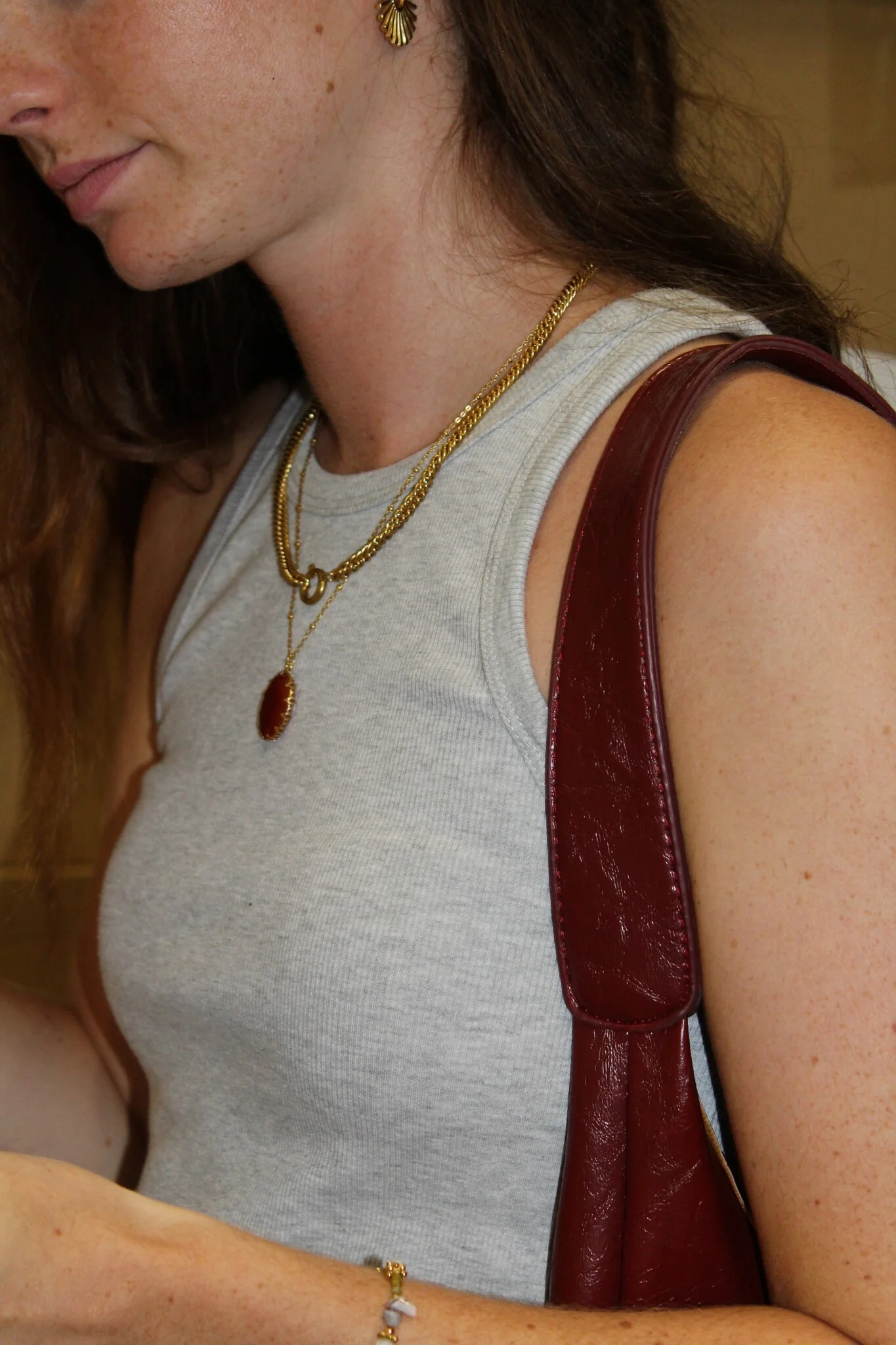 Darla - Necklace - Natural Stone - Stainless Steel - Image 9