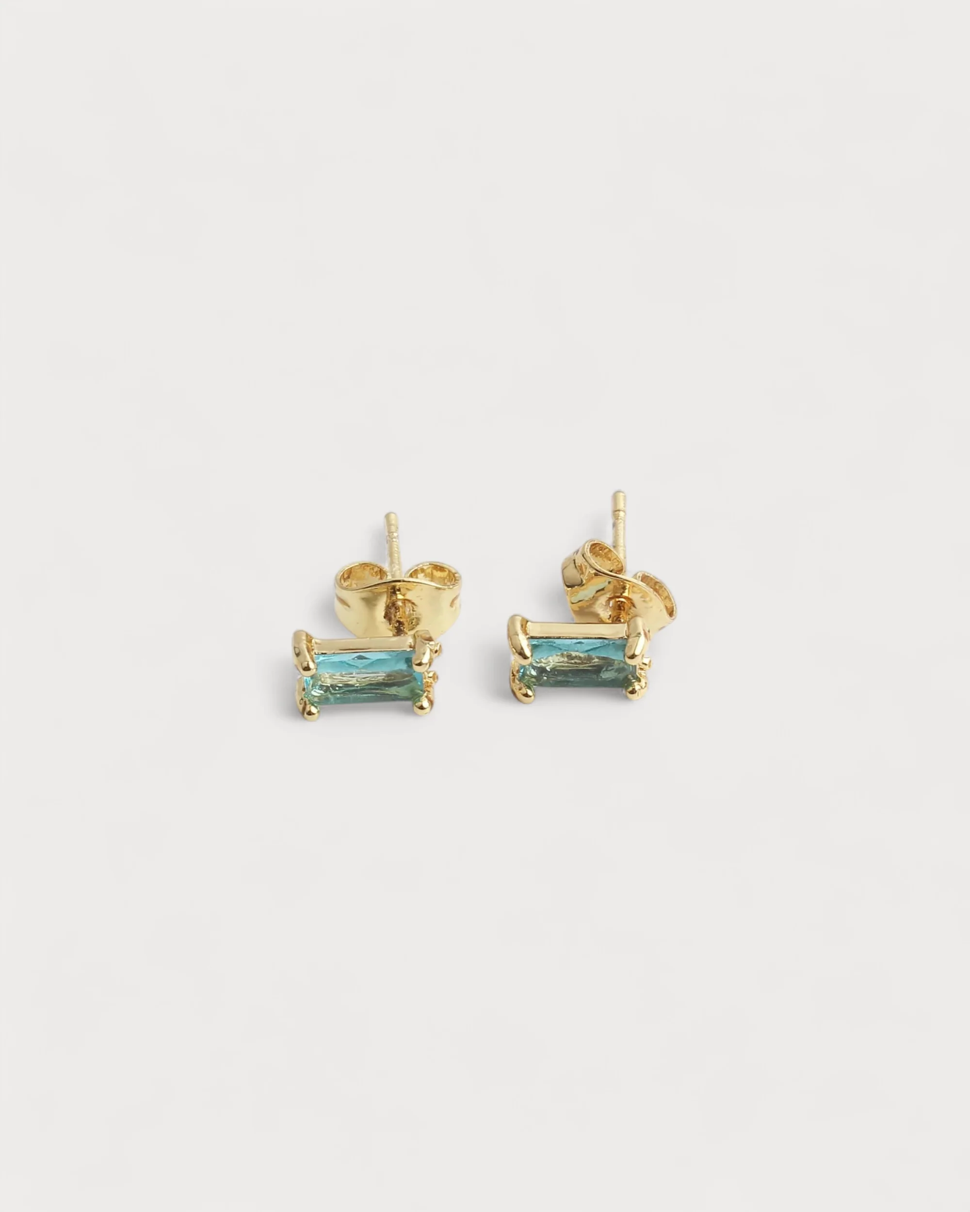 Diamond - Studs - Earrings - Plated - Image 3