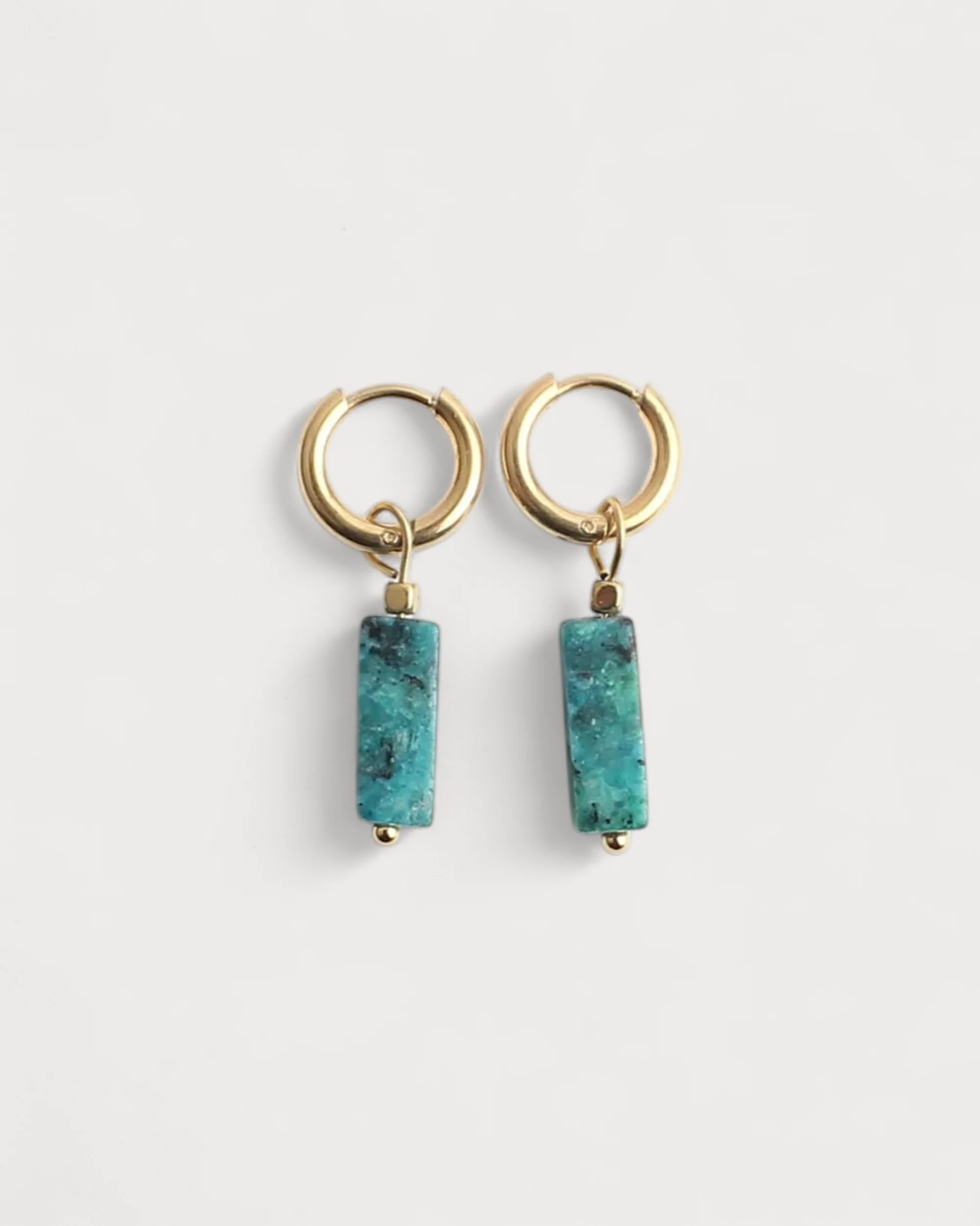 Dora - Earrings - Natural Stone - Stainless Steel - Image 27