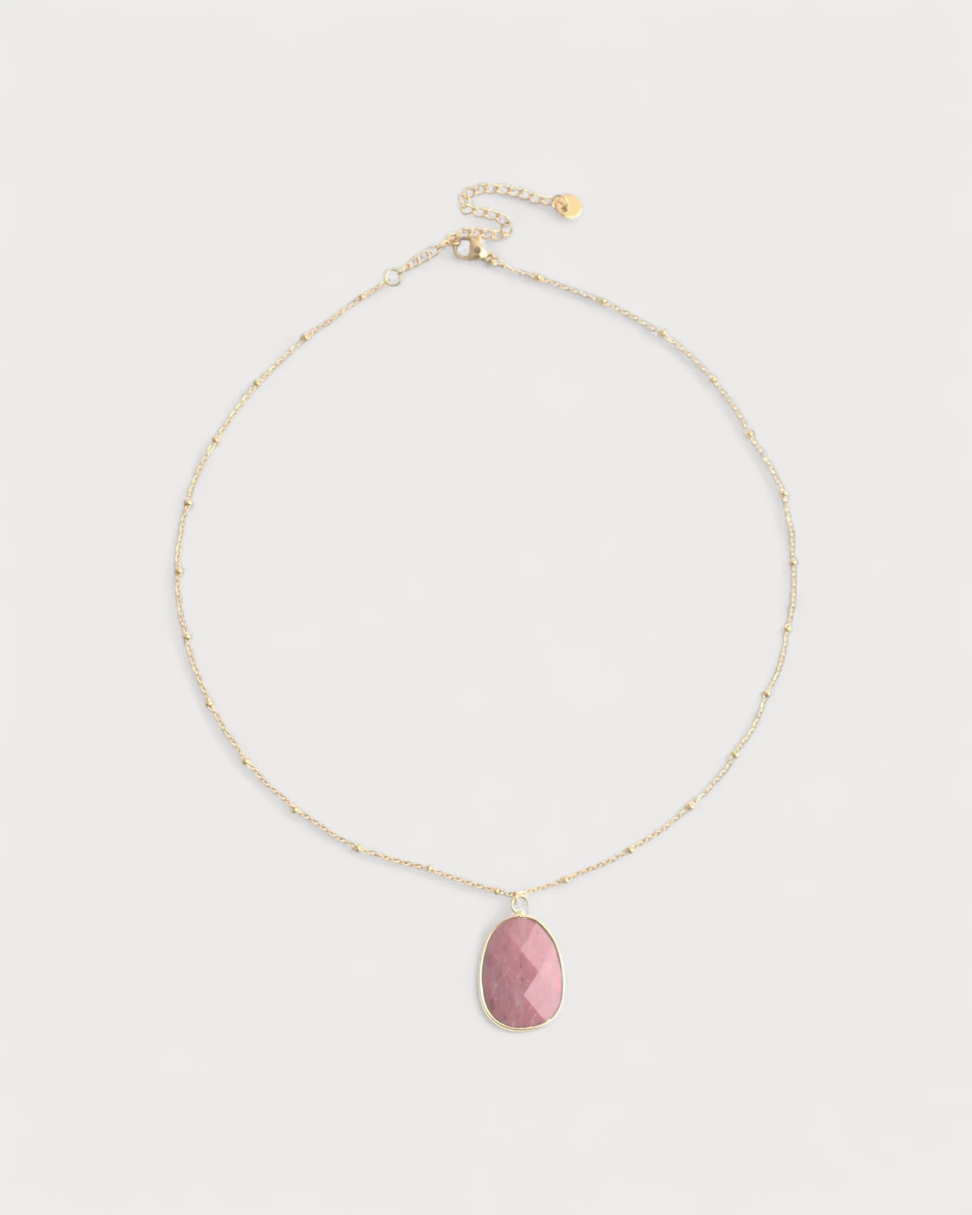 Edita - Necklace - Natural Stone - Stainless Steel - Image 5