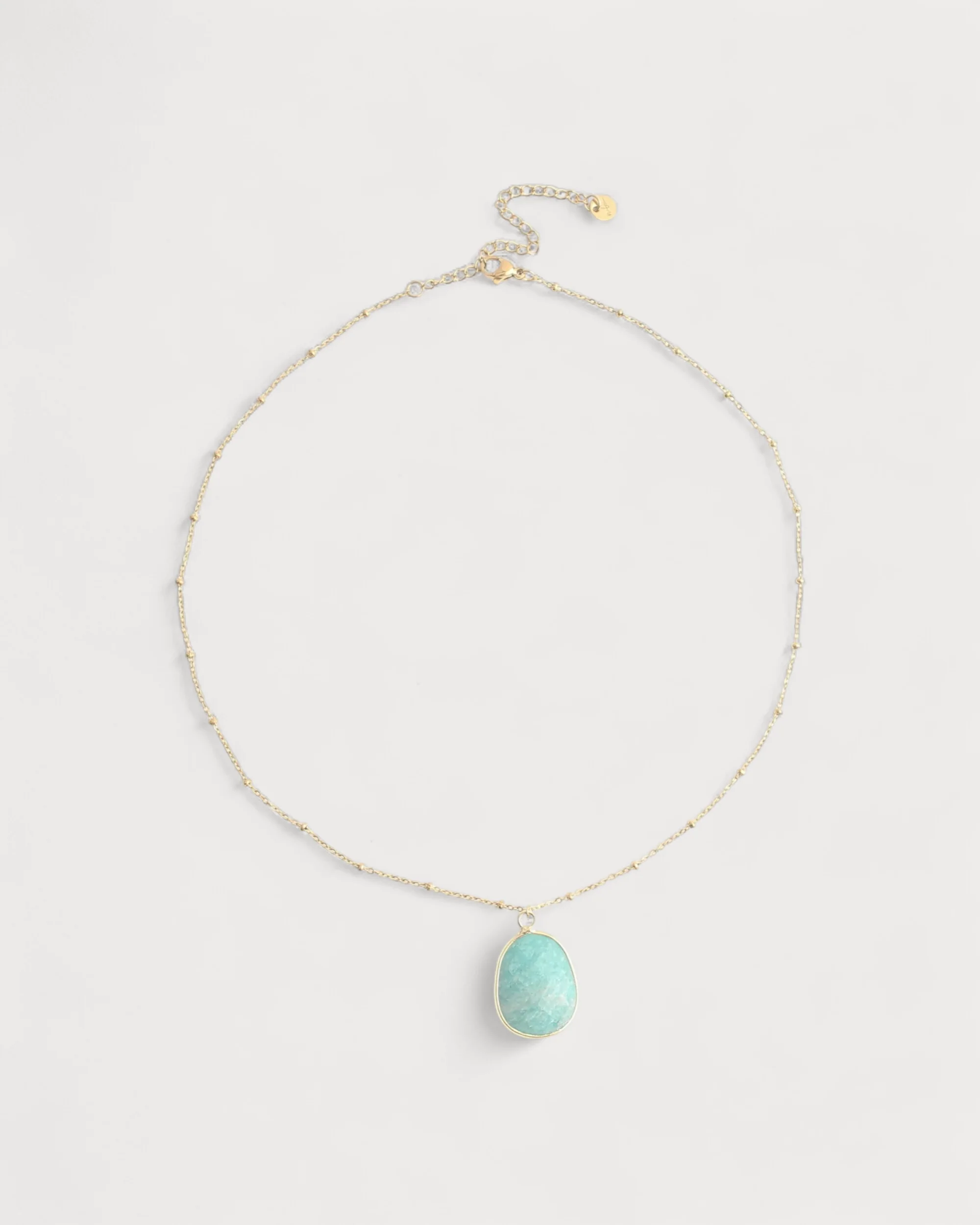 Edita - Necklace - Natural Stone - Stainless Steel - Image 7