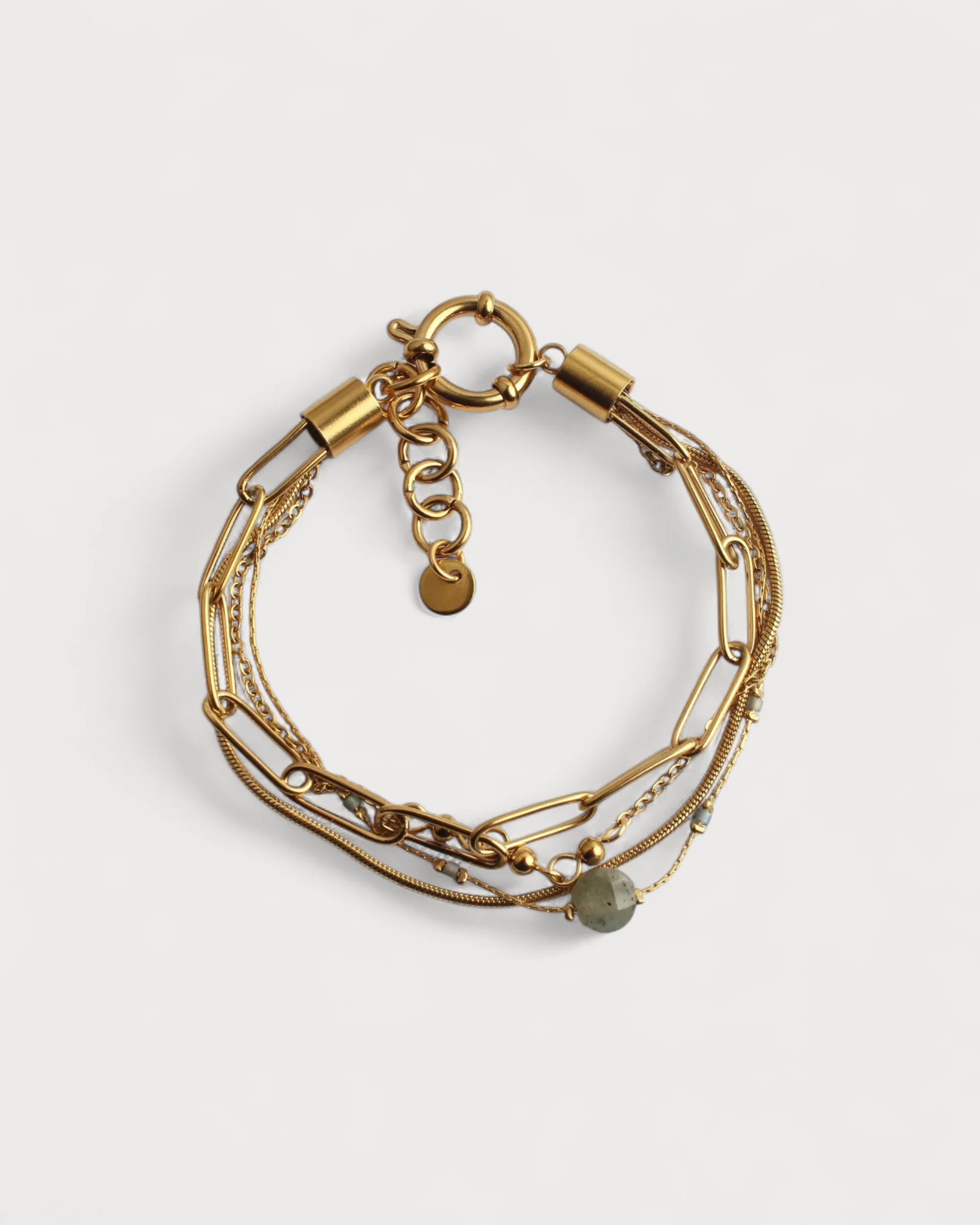 Eloise - Bracelet - Natural Stone - 4 Layer - Stainless Steel - Image 20