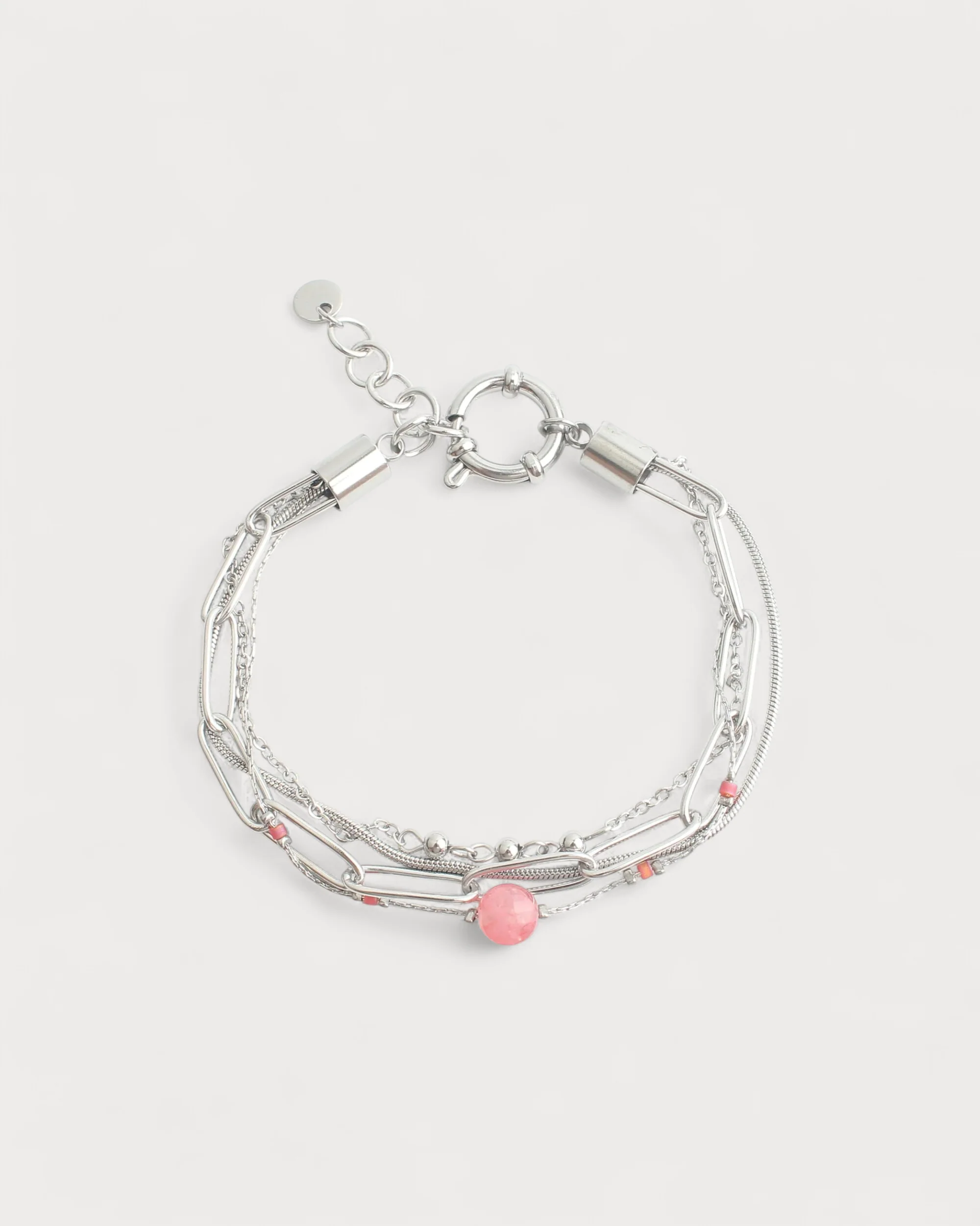 Eloise - Bracelet - Natural Stone - 4 Layer - Stainless Steel - Image 7
