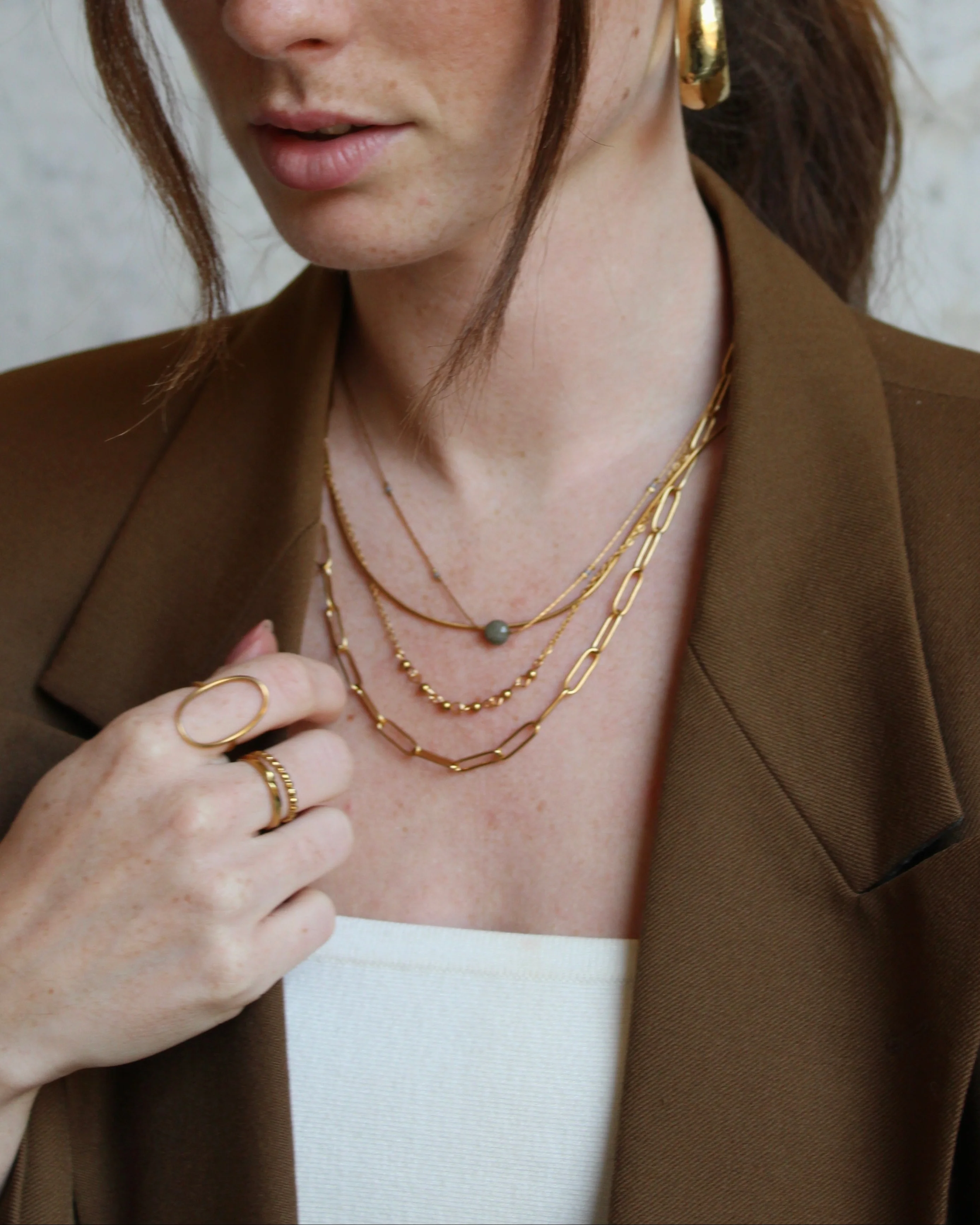 Eloise - Necklace - Natural Stone - Stainless Steel - Image 12