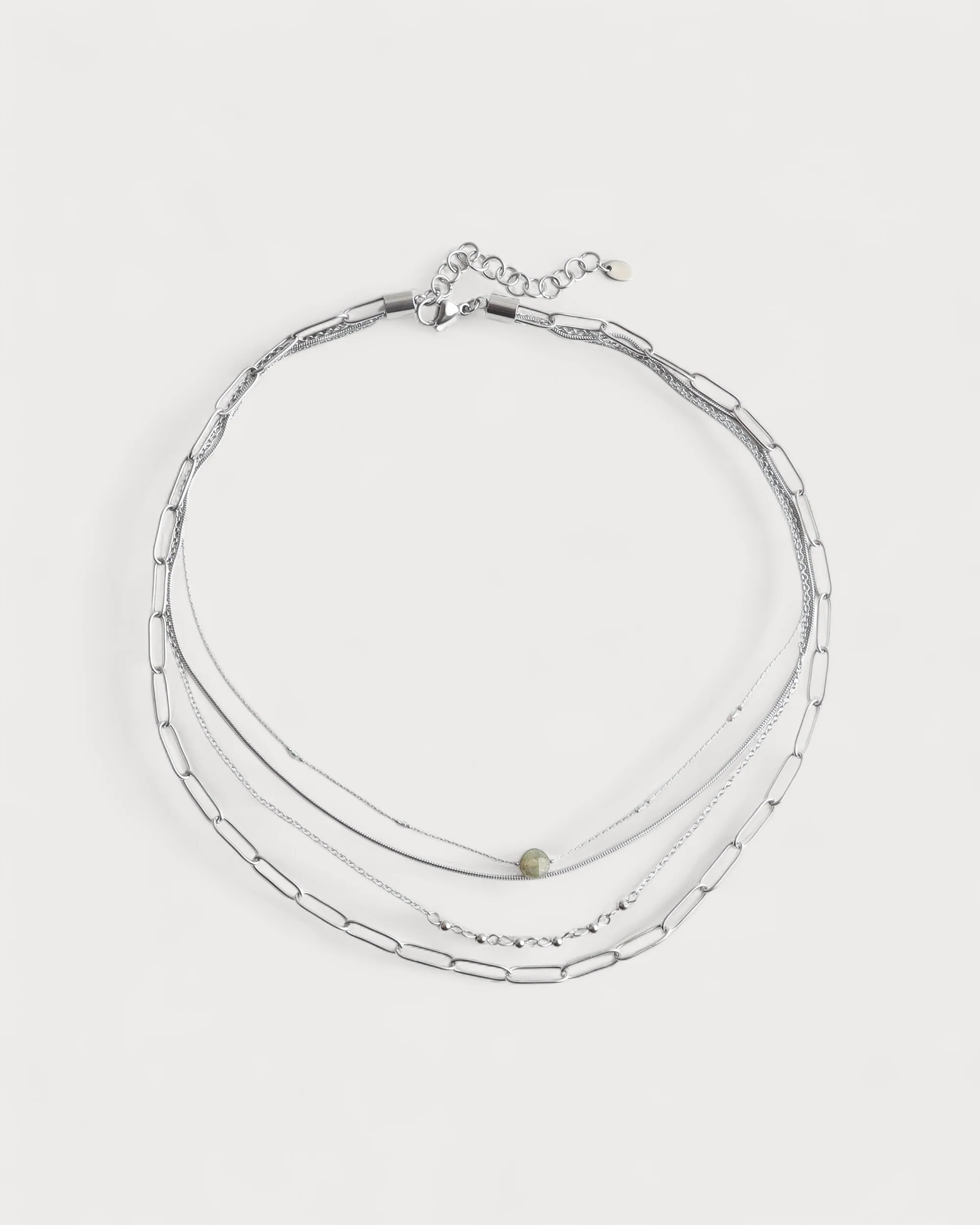 Eloise - Necklace - Natural Stone - Stainless Steel - Image 4