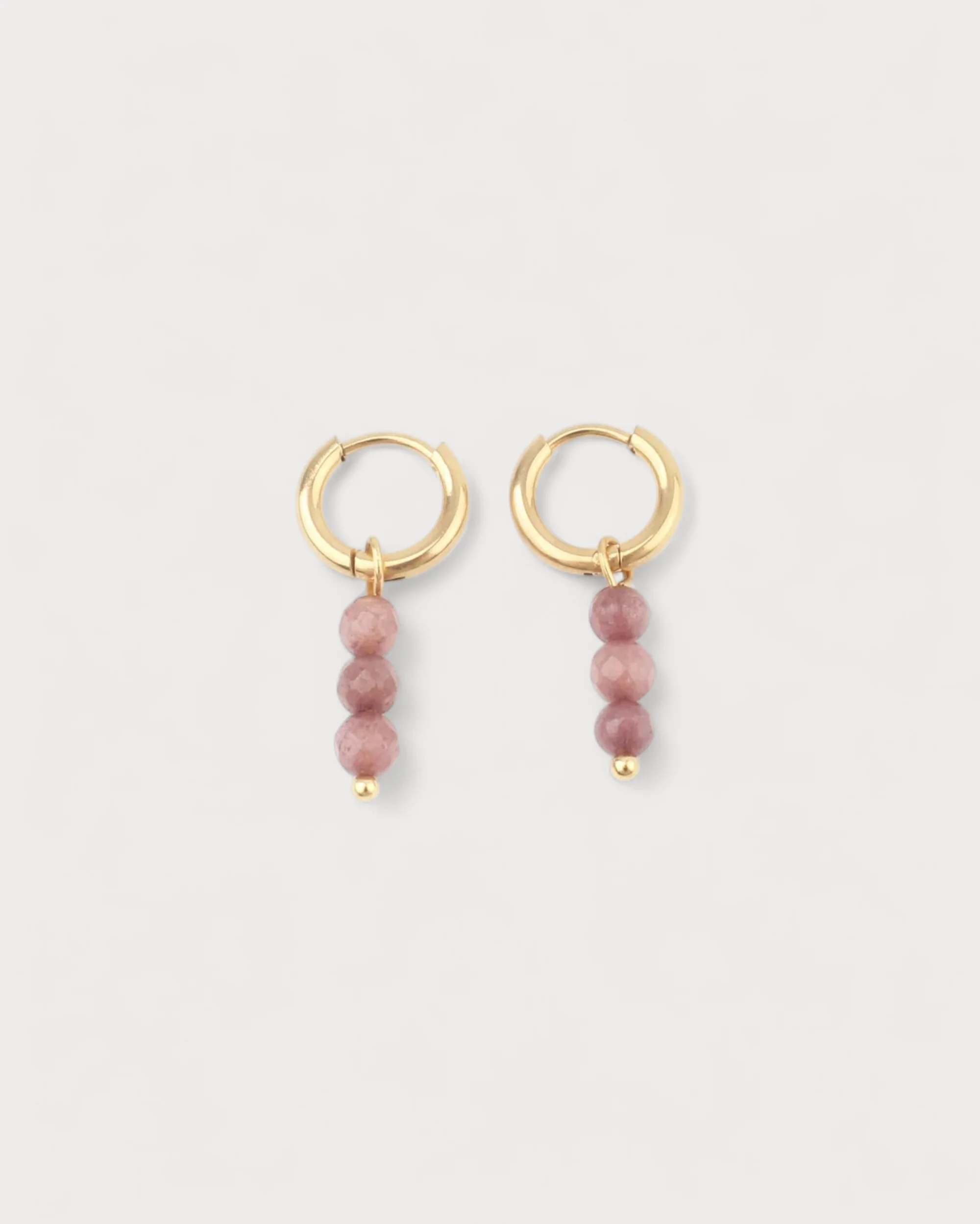 Fara - Earrings - Natural Stone - Stainless Steel