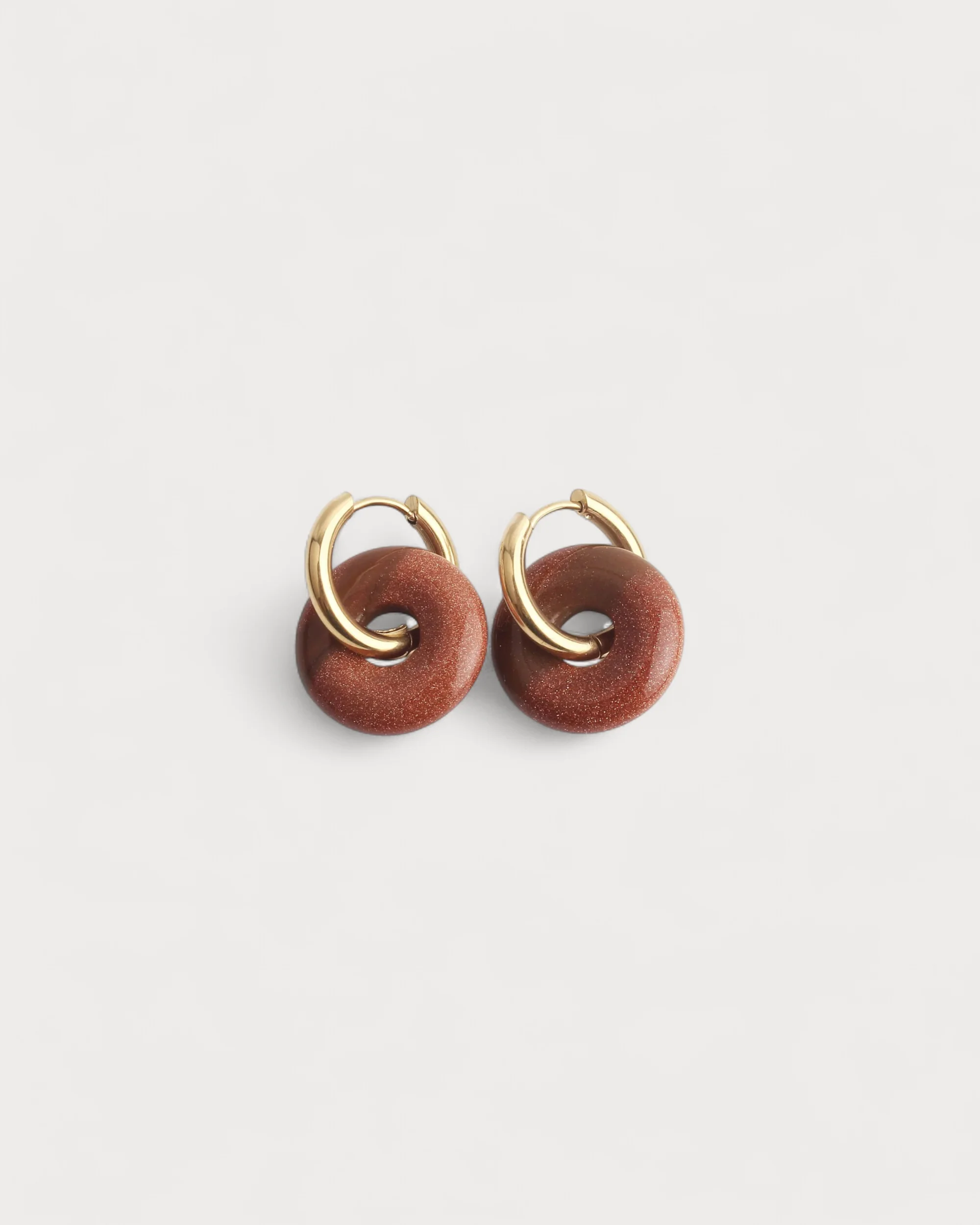 Femme - Earrings - Natural Stone - Stainless Steel - Image 11