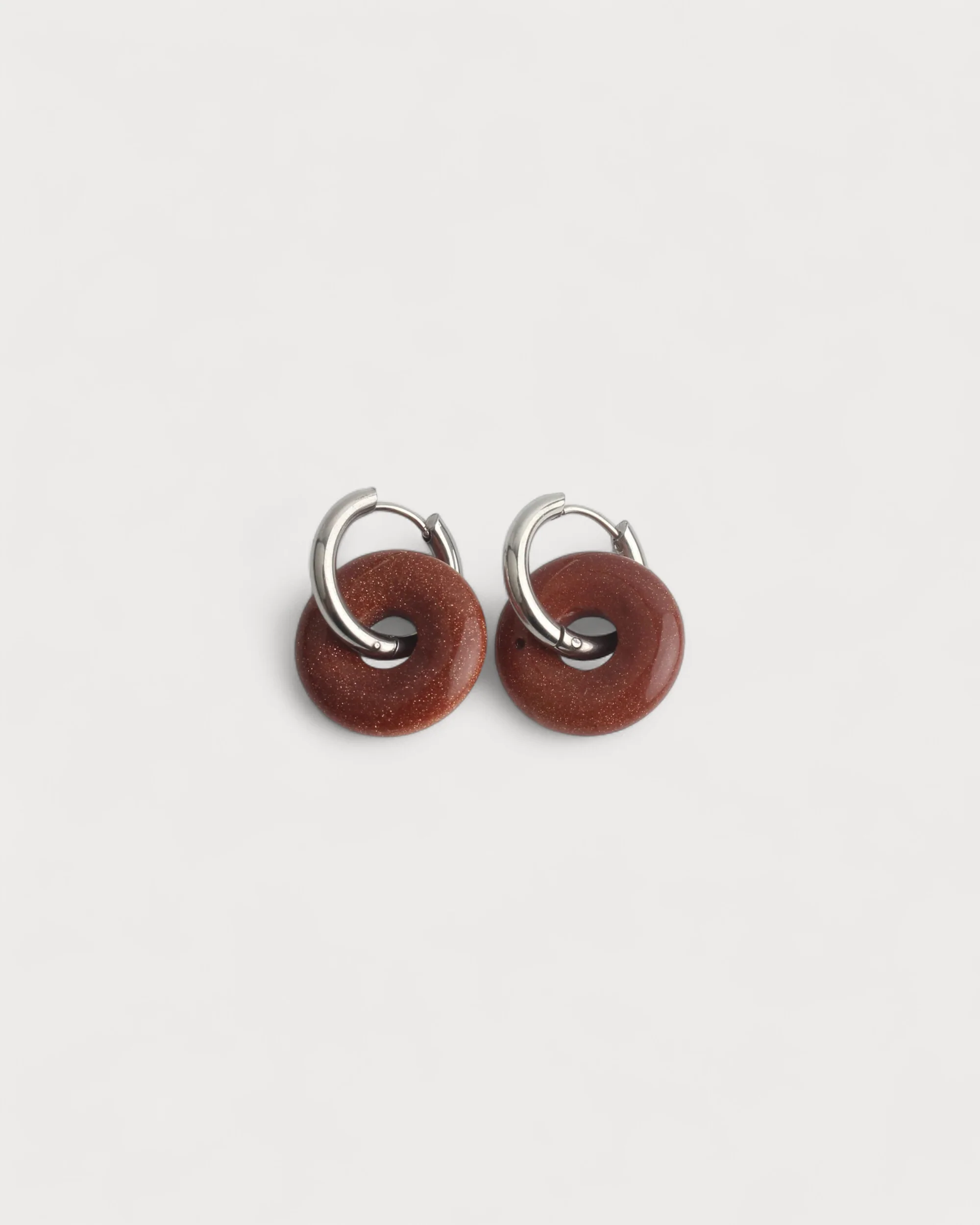 Femme - Earrings - Natural Stone - Stainless Steel - Image 13