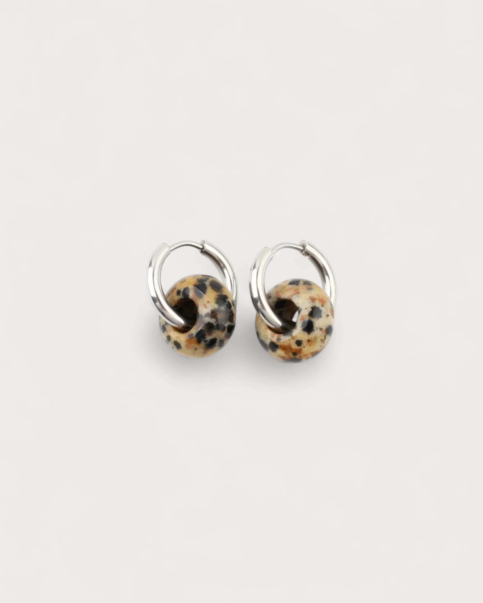 Femme - Earrings - Natural Stone - Stainless Steel - Image 4