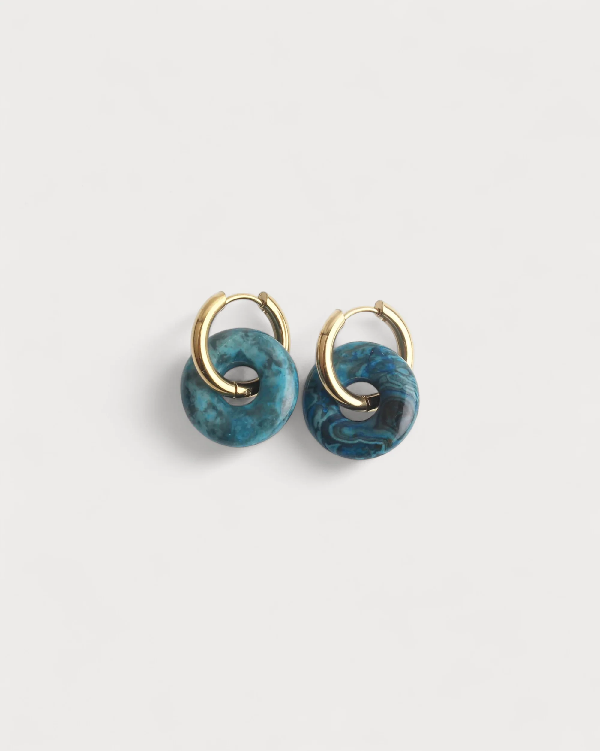 Femme - Earrings - Natural Stone - Stainless Steel - Image 6