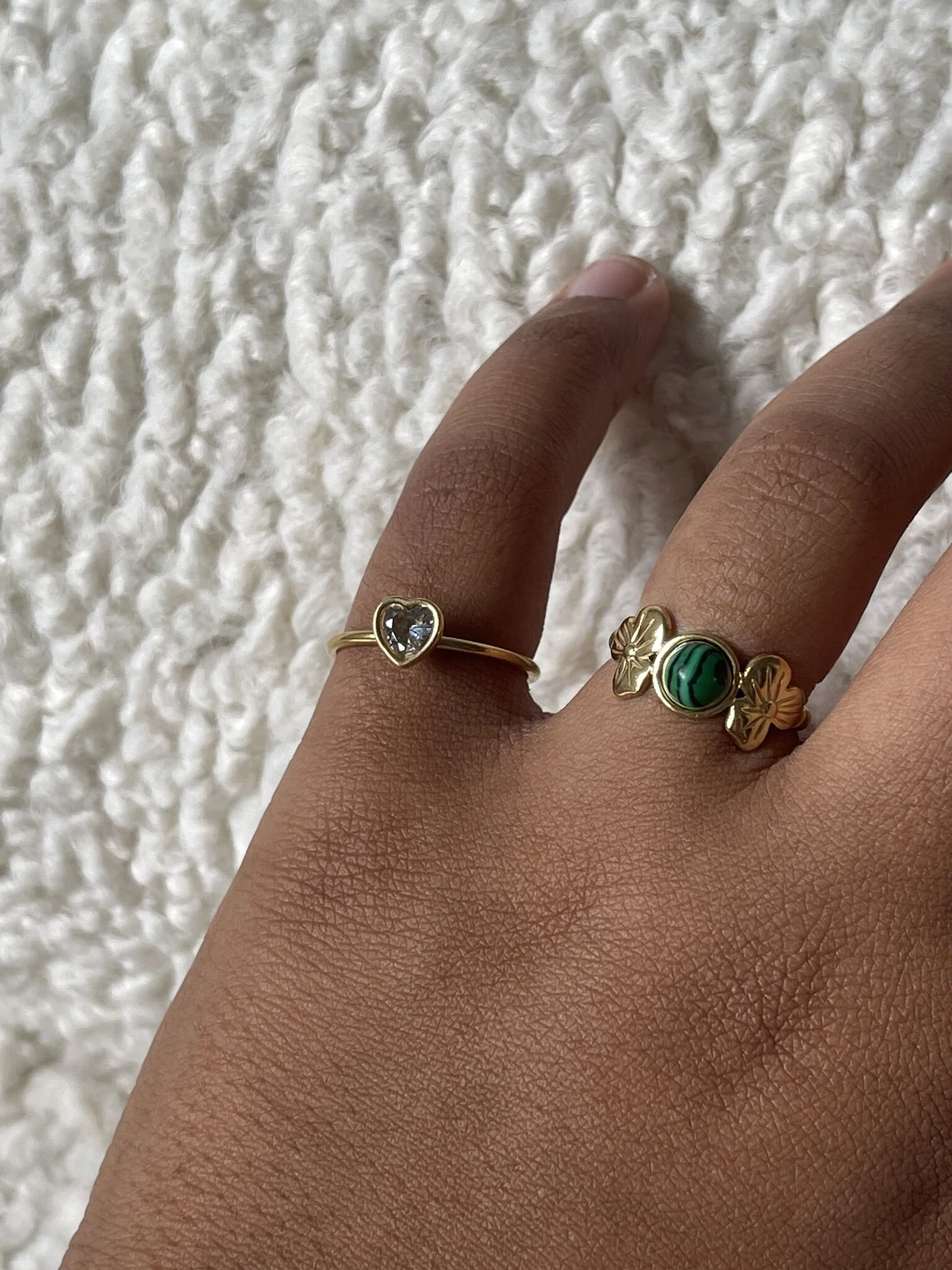 Flower Petal - Ring - Stainless Steel - Adjustable - Image 12
