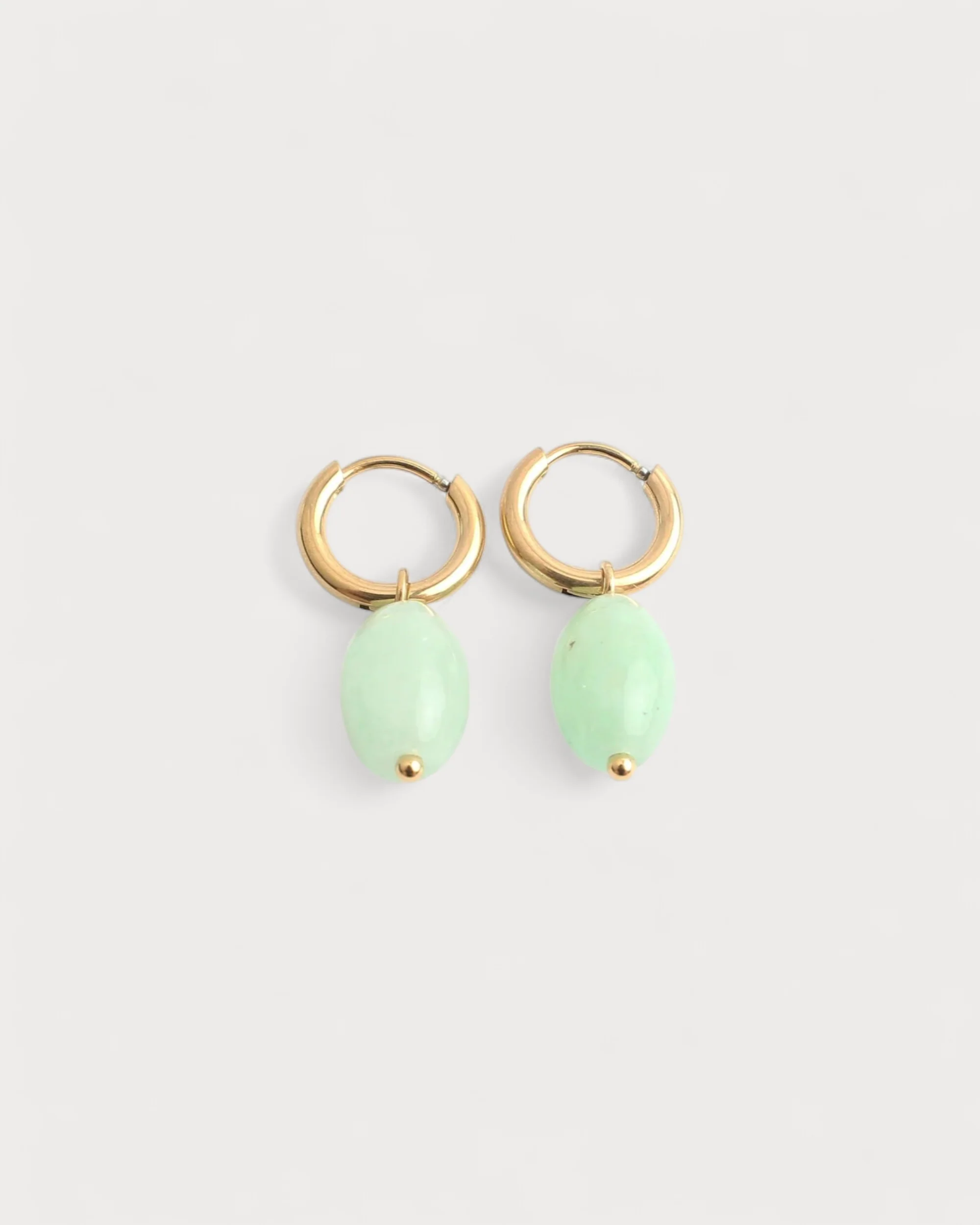 Freyde - Earrings - Natural Stone - Stainless Steel - Image 5