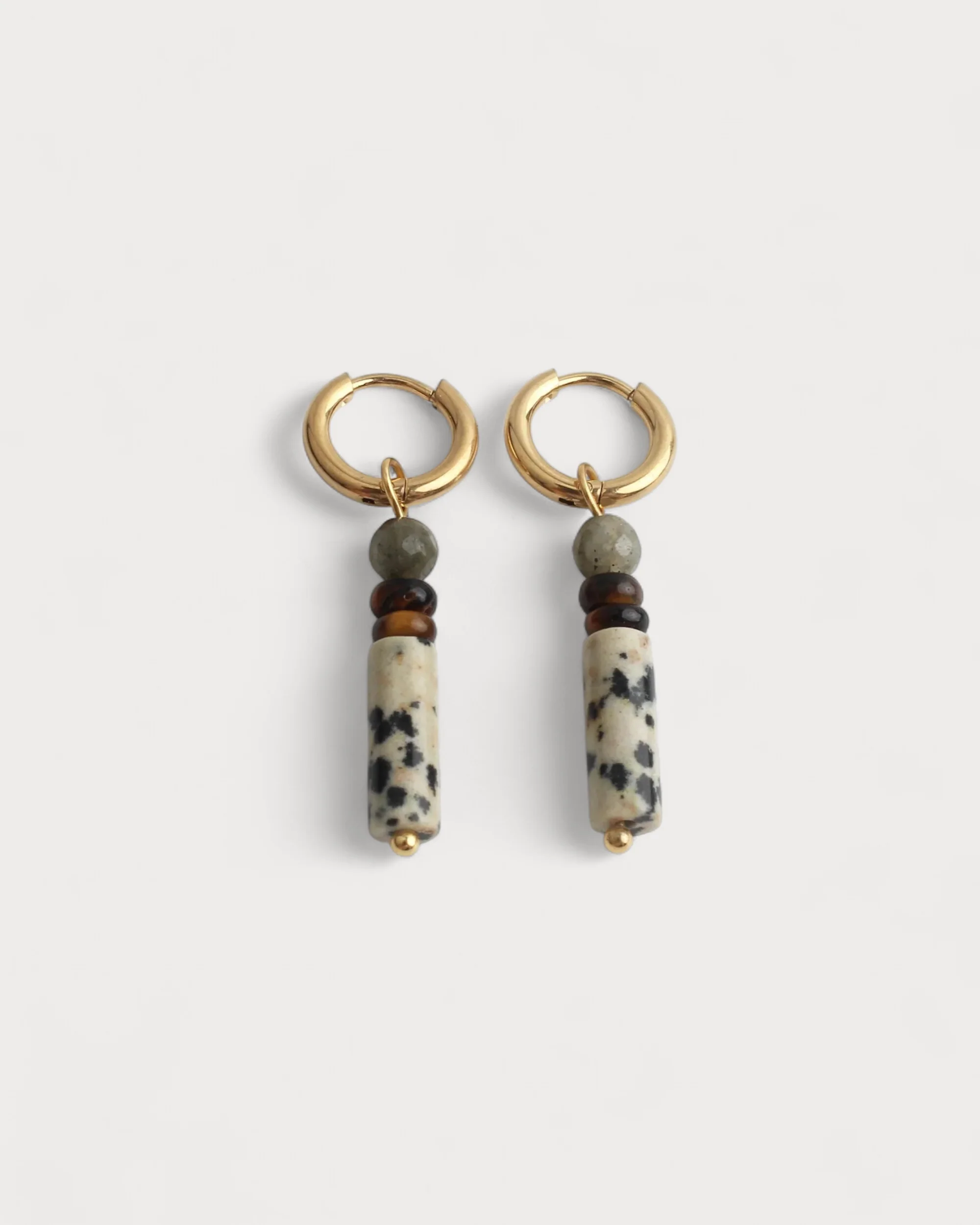 Frida - Earrings - Natural Stone - Stainless Steel