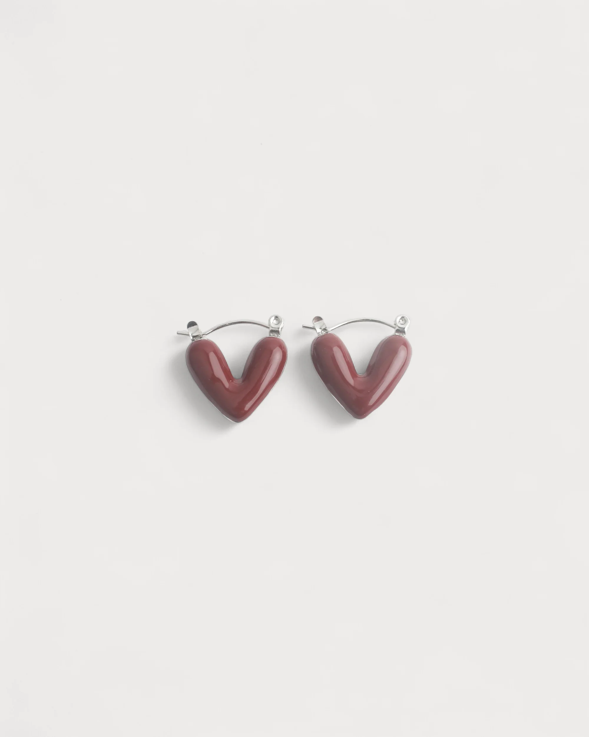 Heart - Earrings - Stainless Steel - Image 3