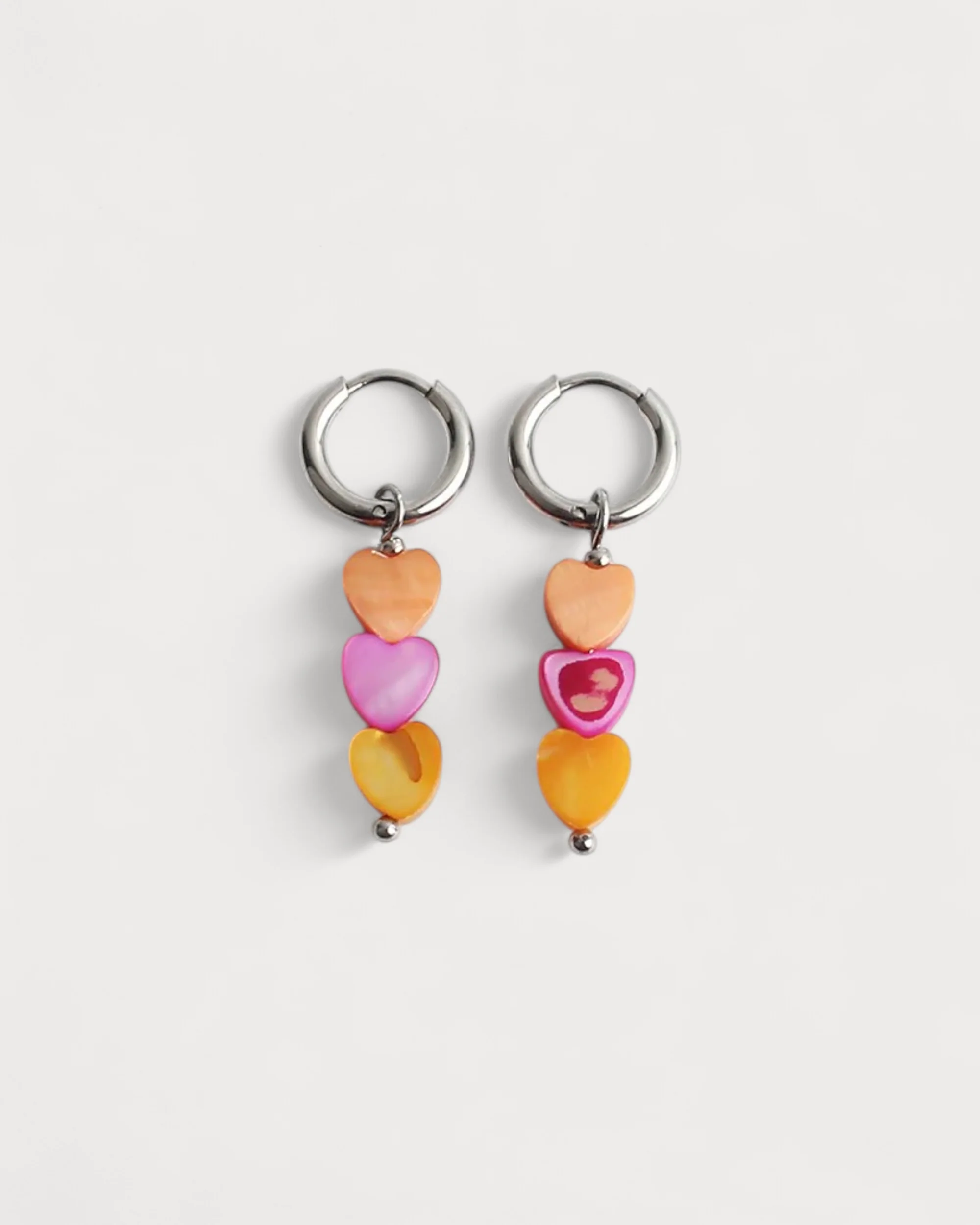 Heart To Heart - Earrings - Stainless Steel - Image 3