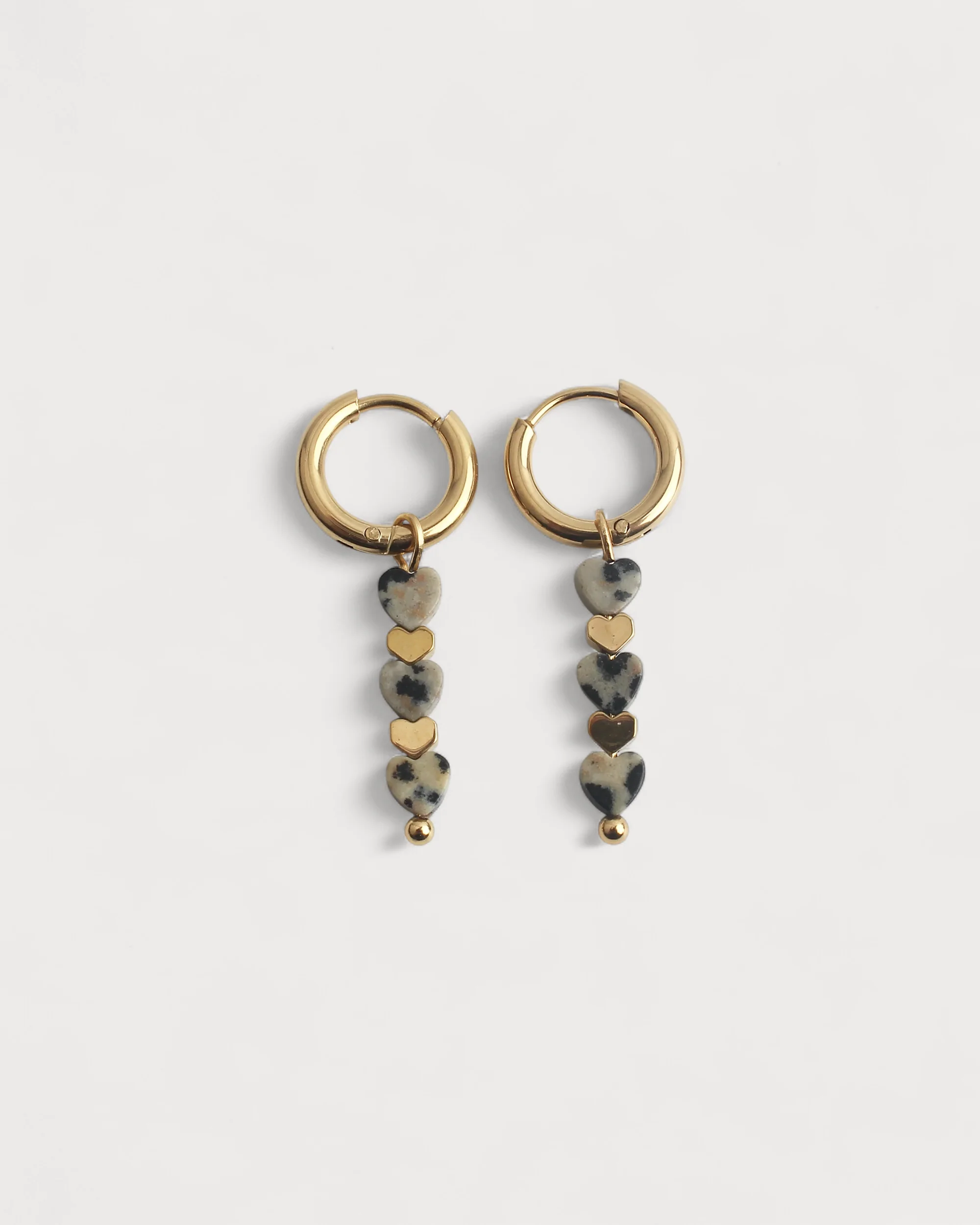 Heart To Heart - Earrings - Stainless Steel - Image 4