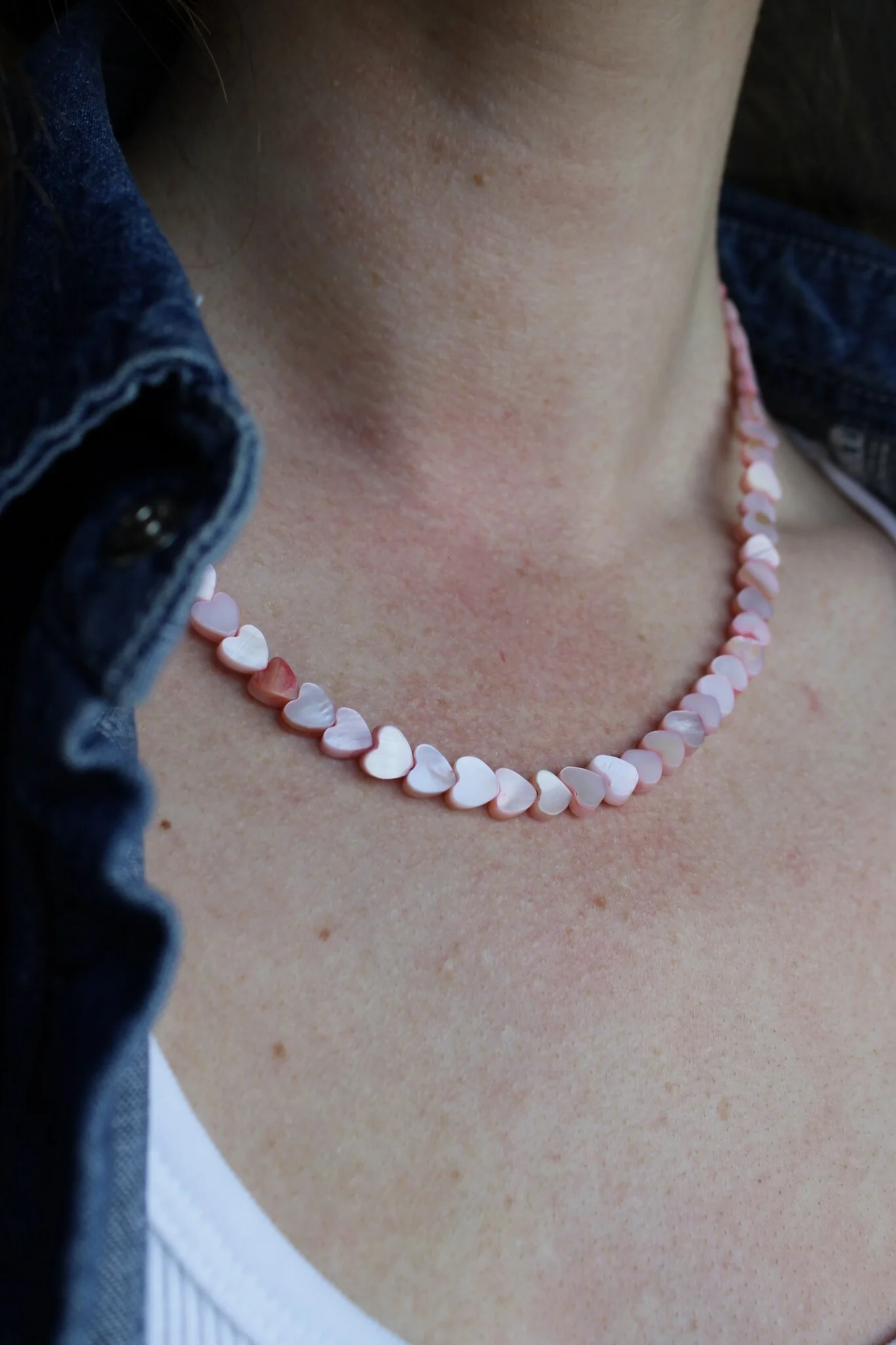 Heart To Heart - Necklace - Natural Stone - Stainless Steel - Image 30