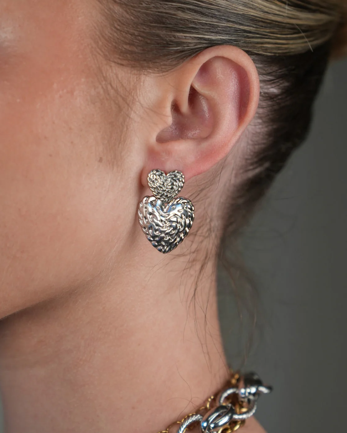 In The Name Of Love - Earrings - Stainless Steel - Image 4