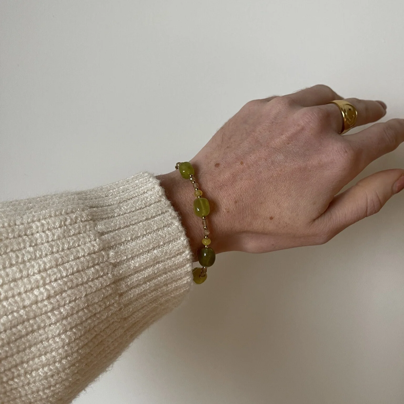 Indy - Bracelet - Natural Stone - Stainless Steel - Image 4