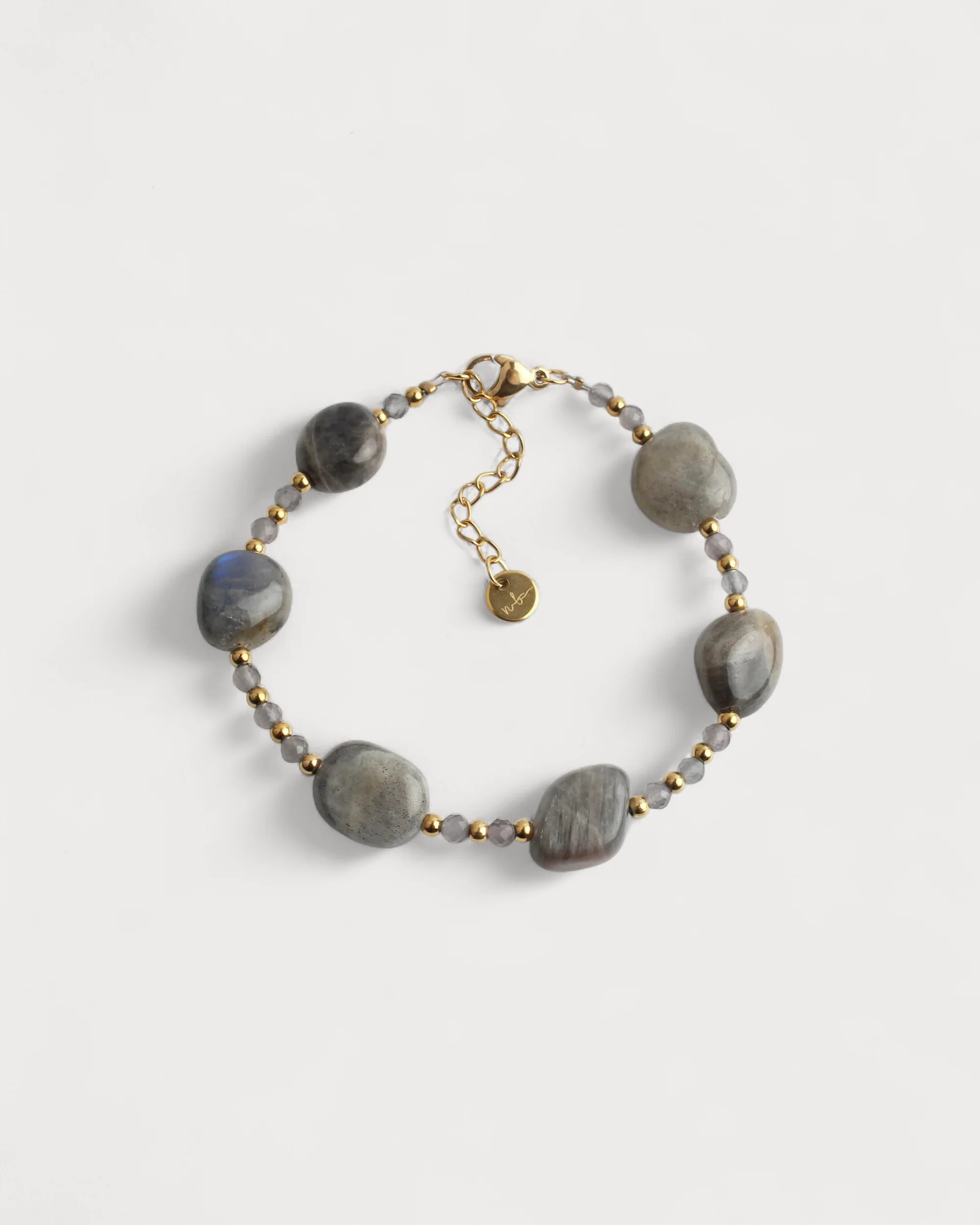 Indy - Bracelet - Natural Stone - Stainless Steel - Image 5