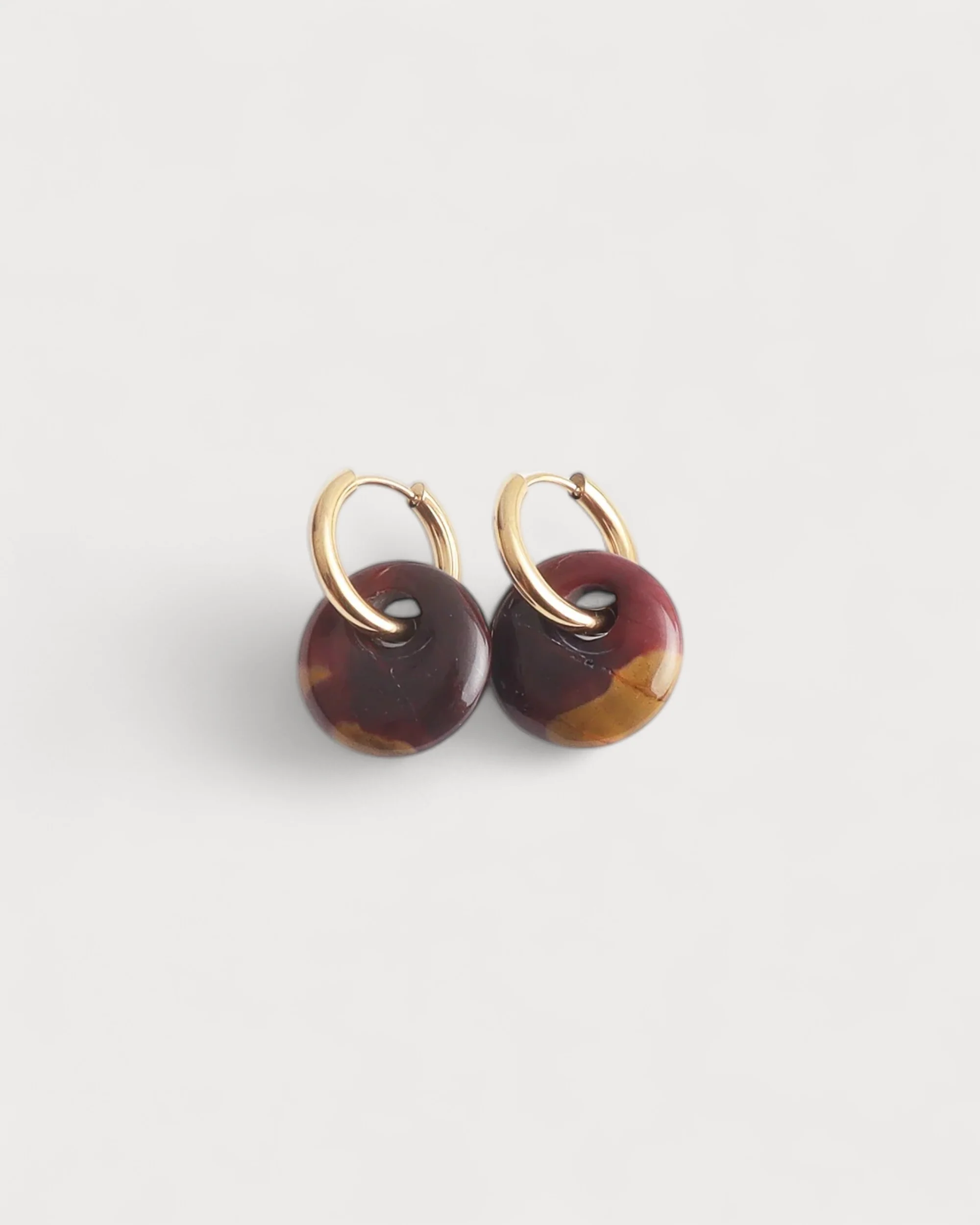 Isadora - Earrings - Natural Stone - Stainless Steel - Image 6