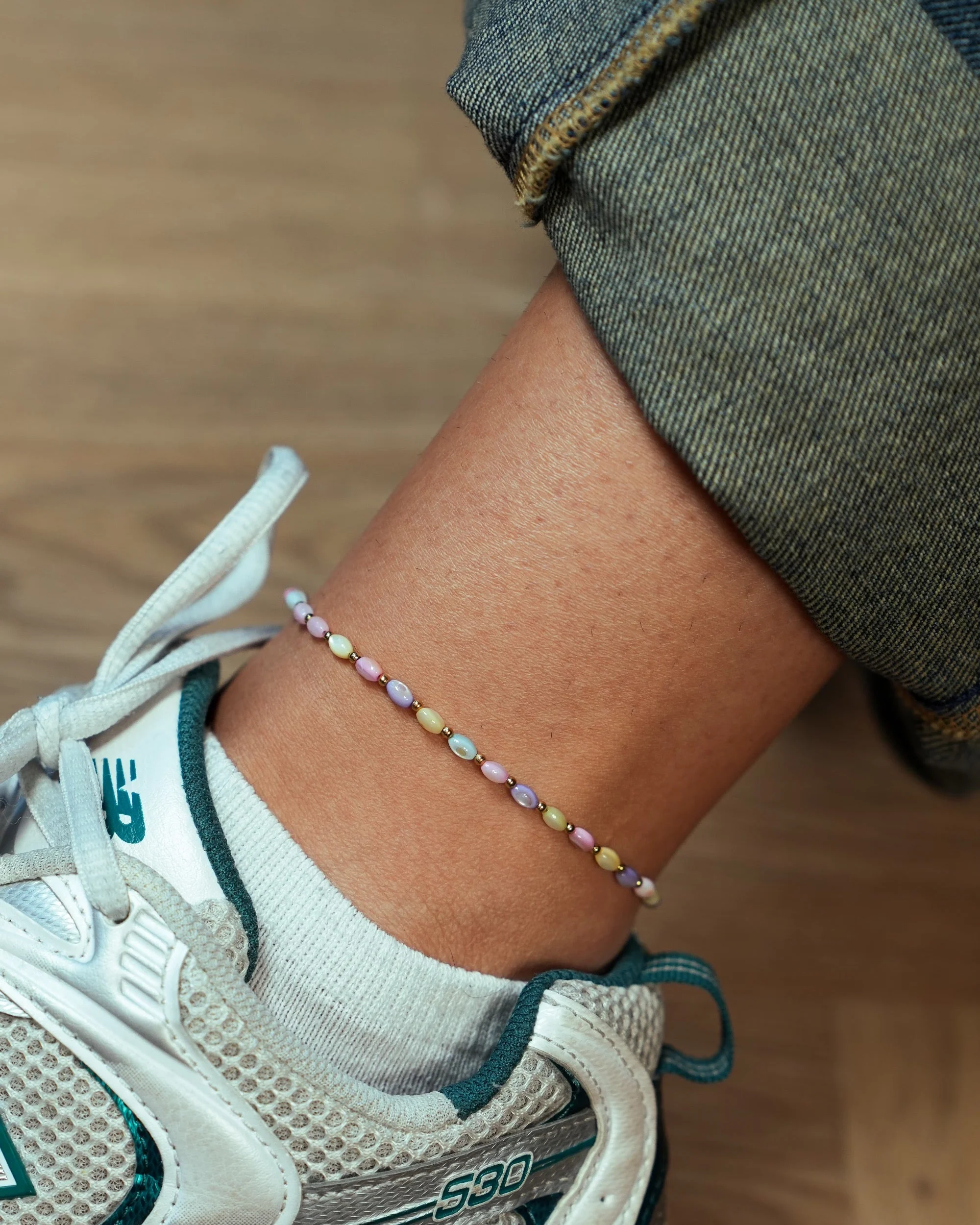 Jenni - Ankle Bracelet - Stainless Steel - Image 3