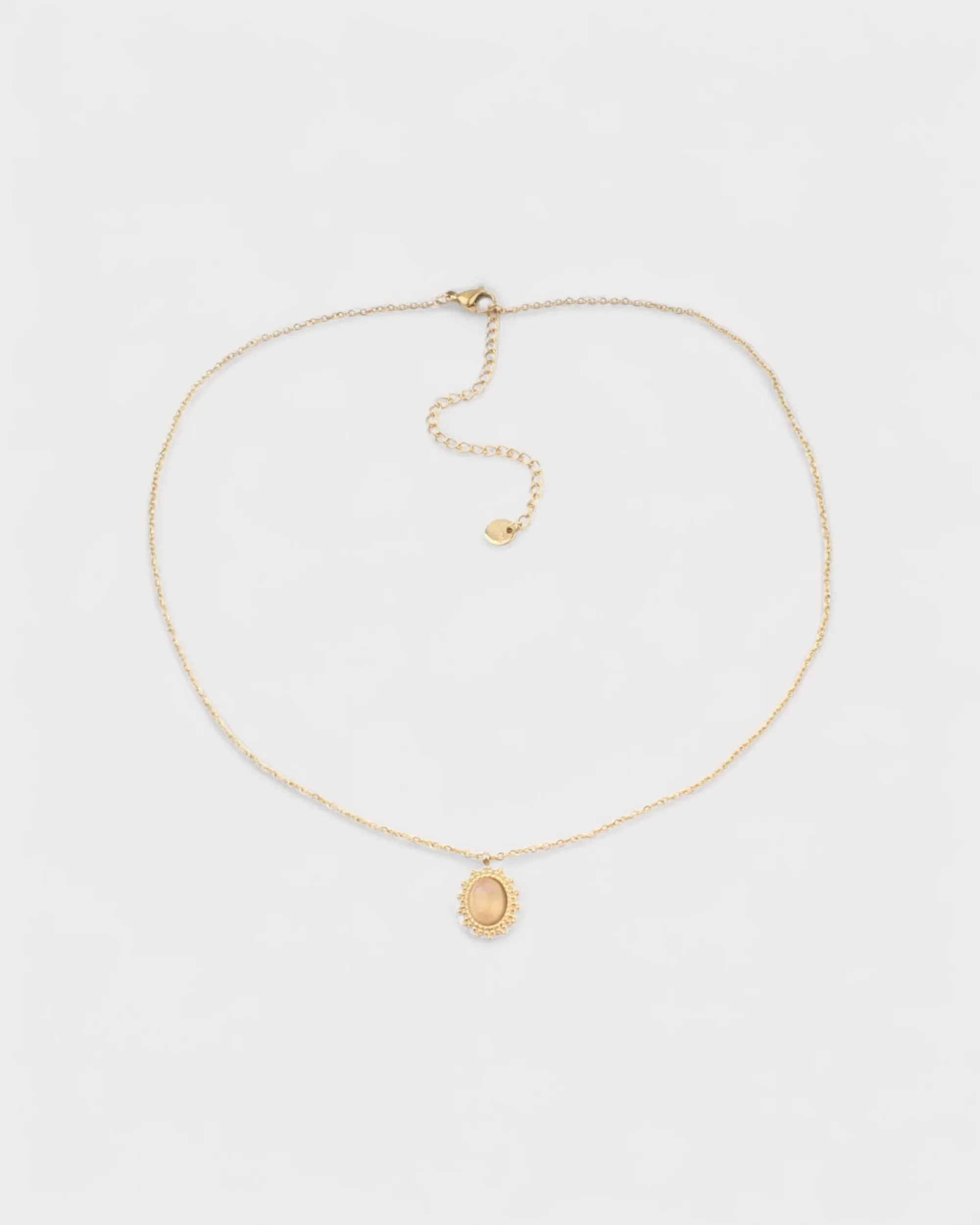 Jolie - Necklace - Natural Stone - Stainless Steel - Image 4