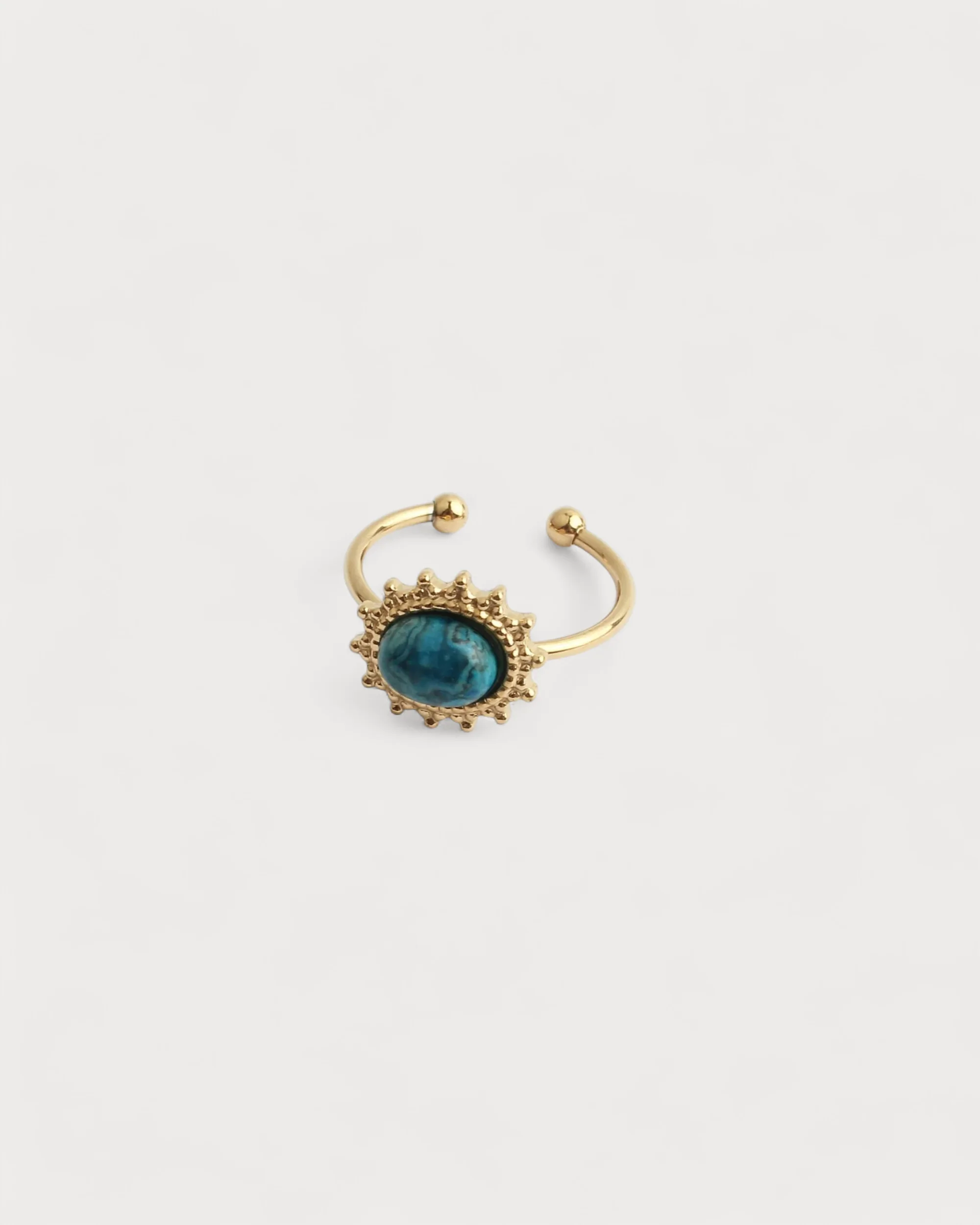 Jolie - Ring - Natural Stone - Stainless Steel - Image 11